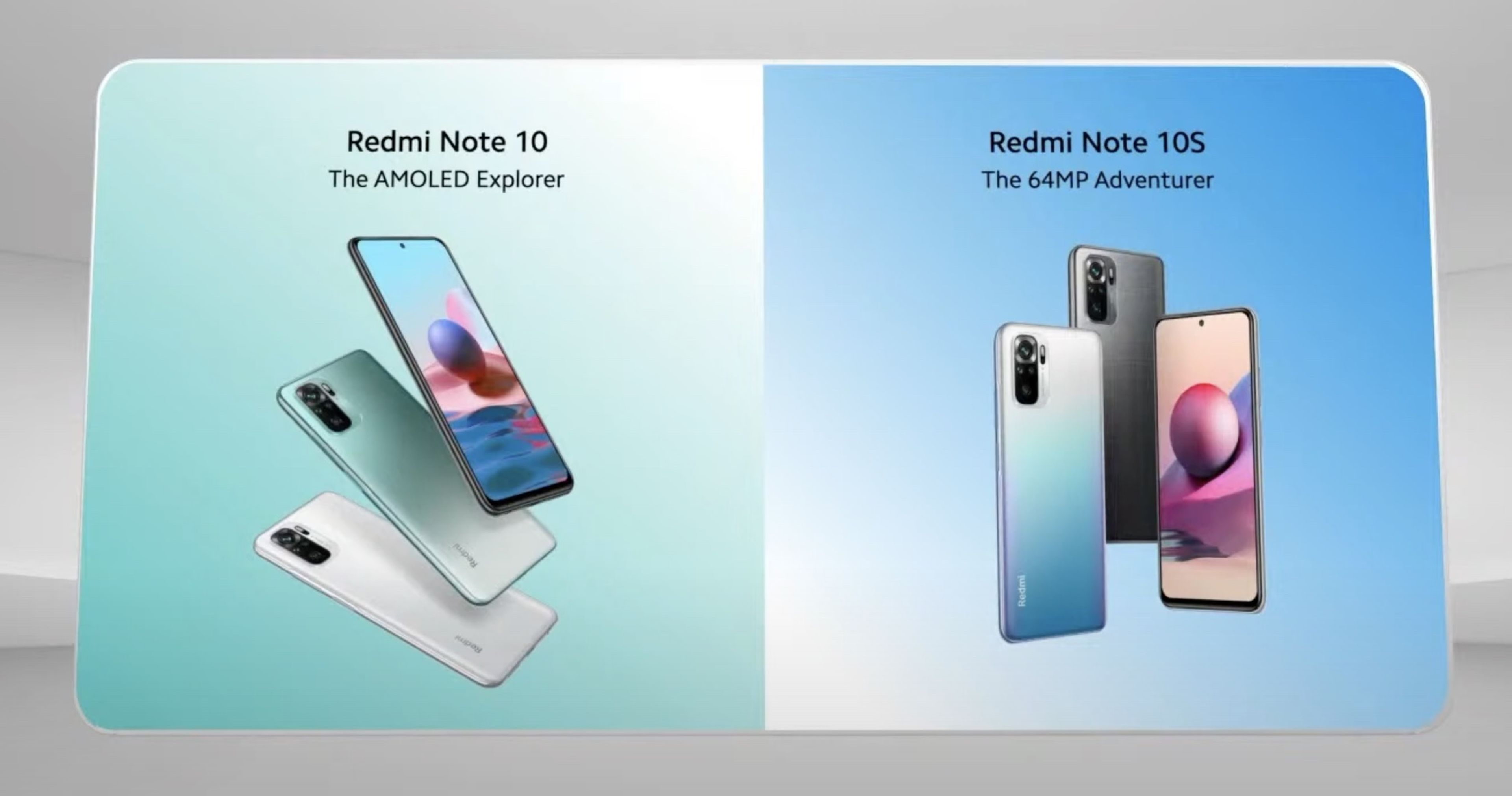 Redmi Note 10 y 10S