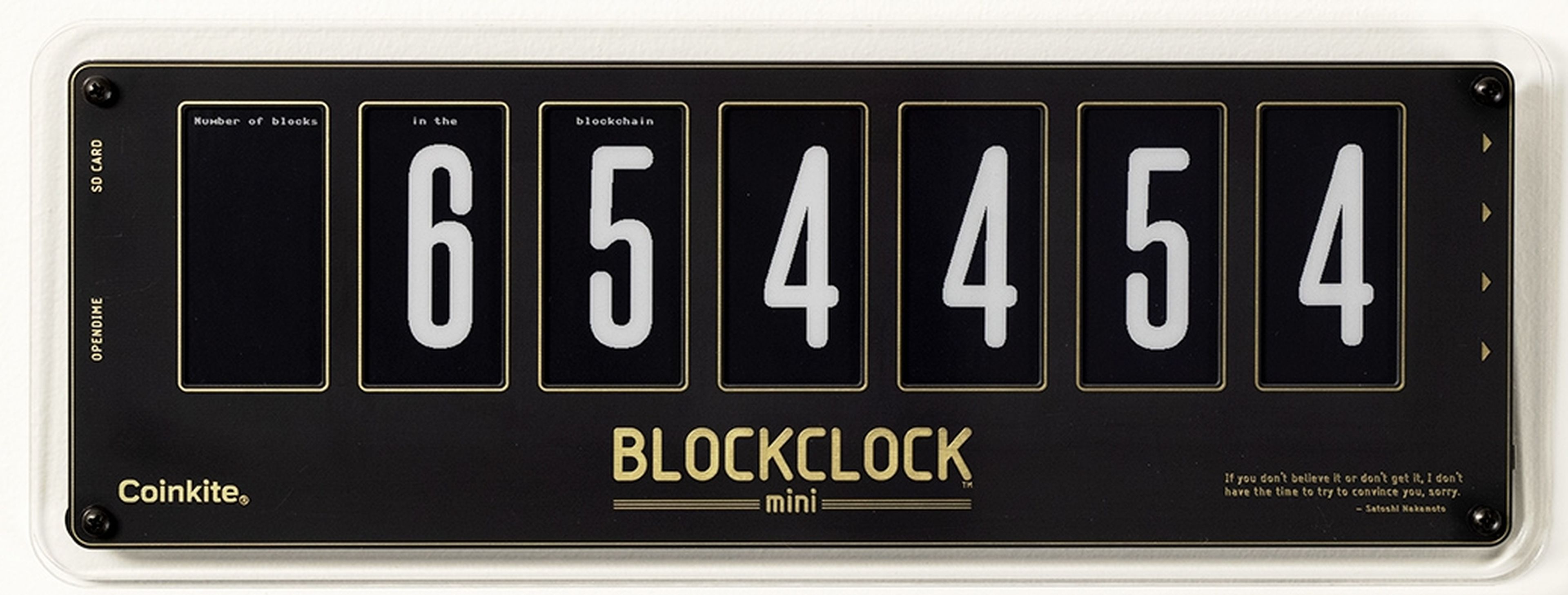Reloj Bitcoin