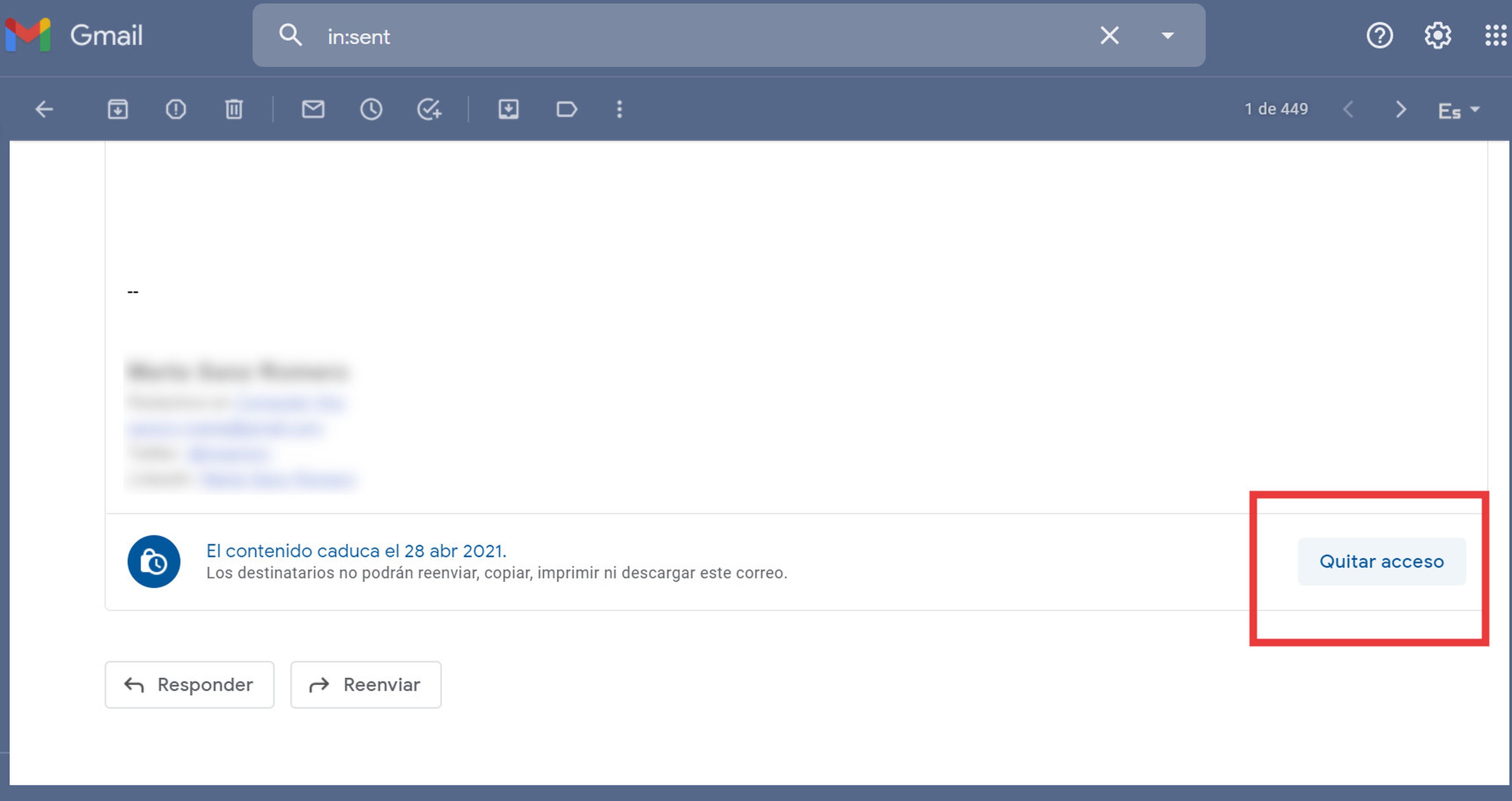 Gmail correo confidencial tutorial