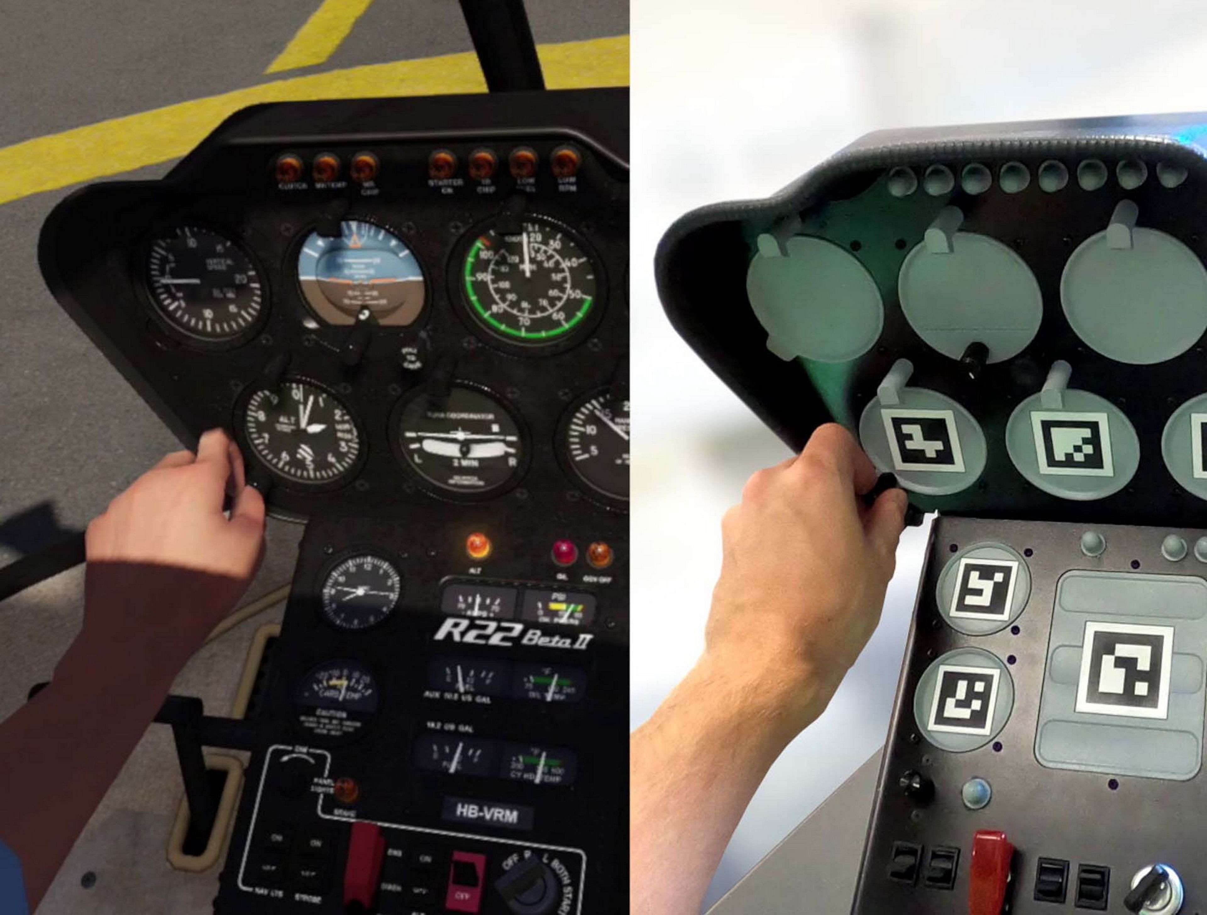 El primer simulador de helicóptero en realidad virtual aprobado oficialmente para entrenar pilotos