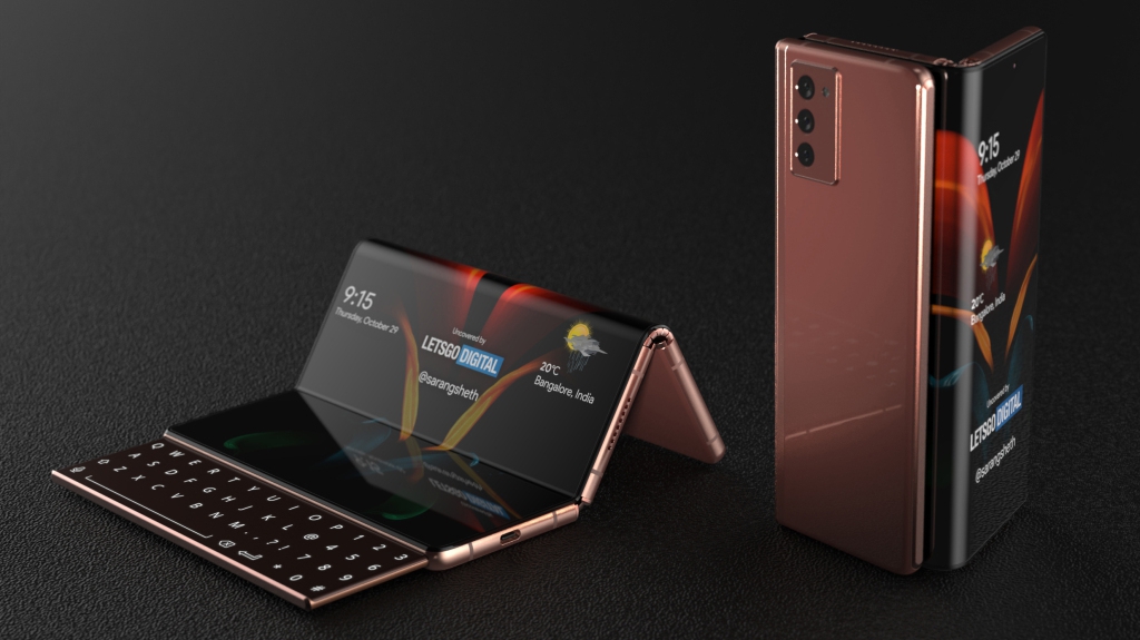 Concept de la Samsung Galaxy Z Fold Tab ¿Será así?