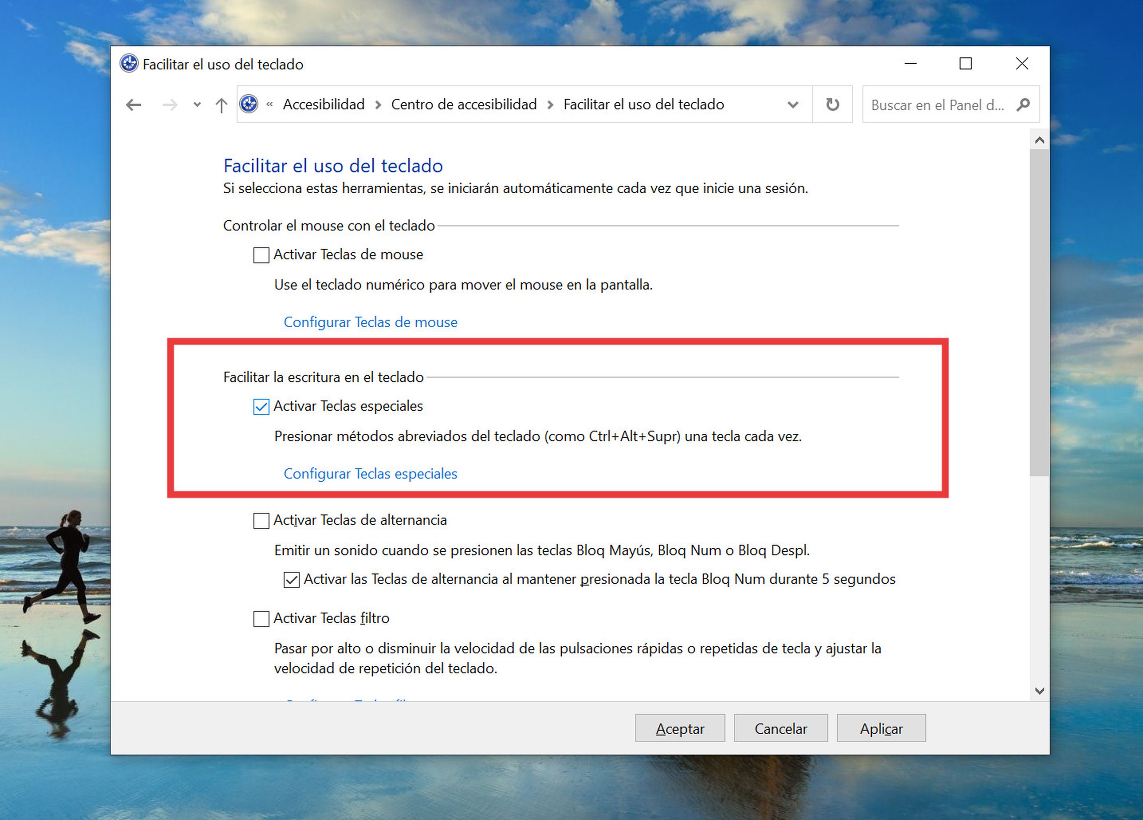 Windows teclas especiales tutorial