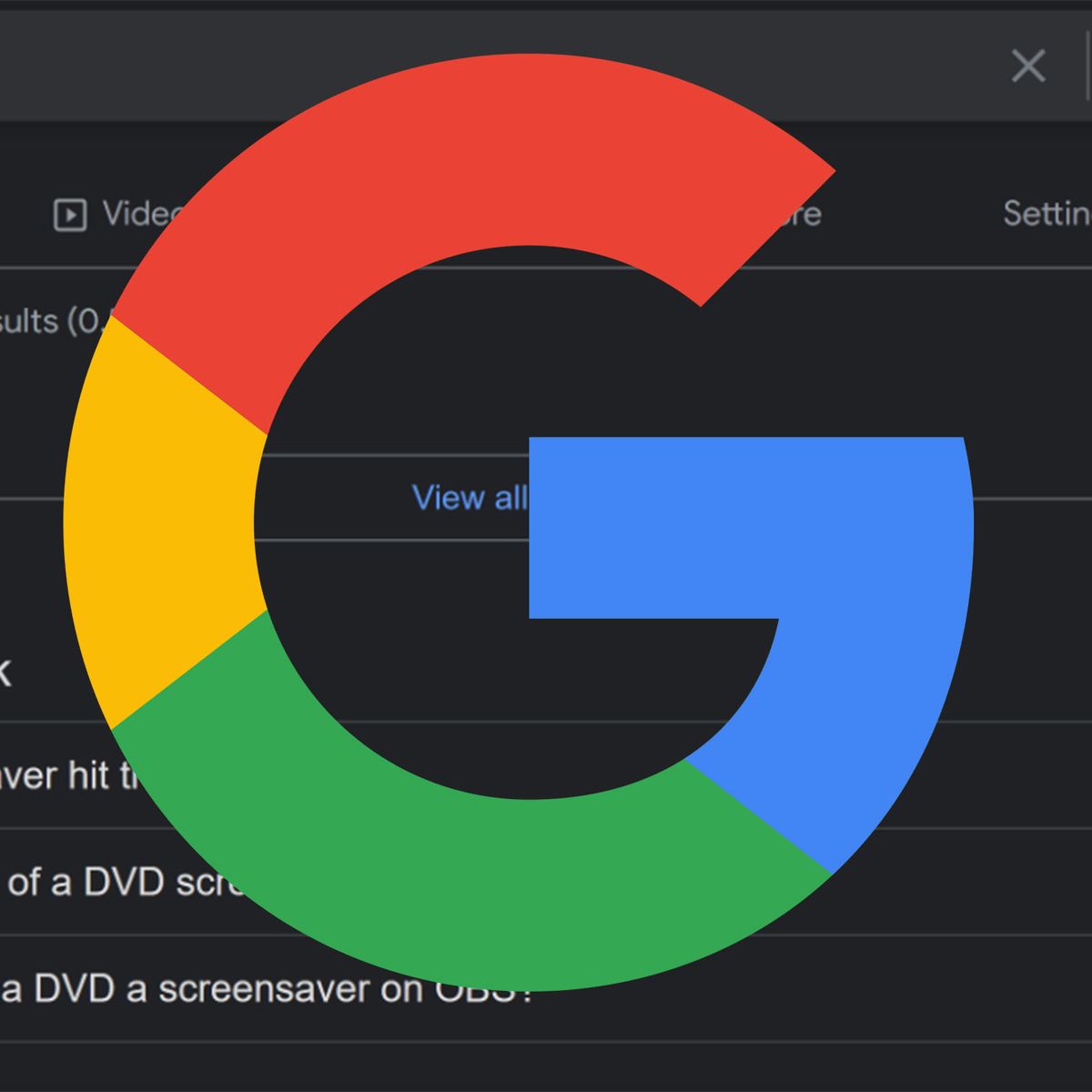 Este huevo de pascua de Google simula el salvapantallas del logo de DVD que  nunca rebota en la esquina: cómo activarlo
