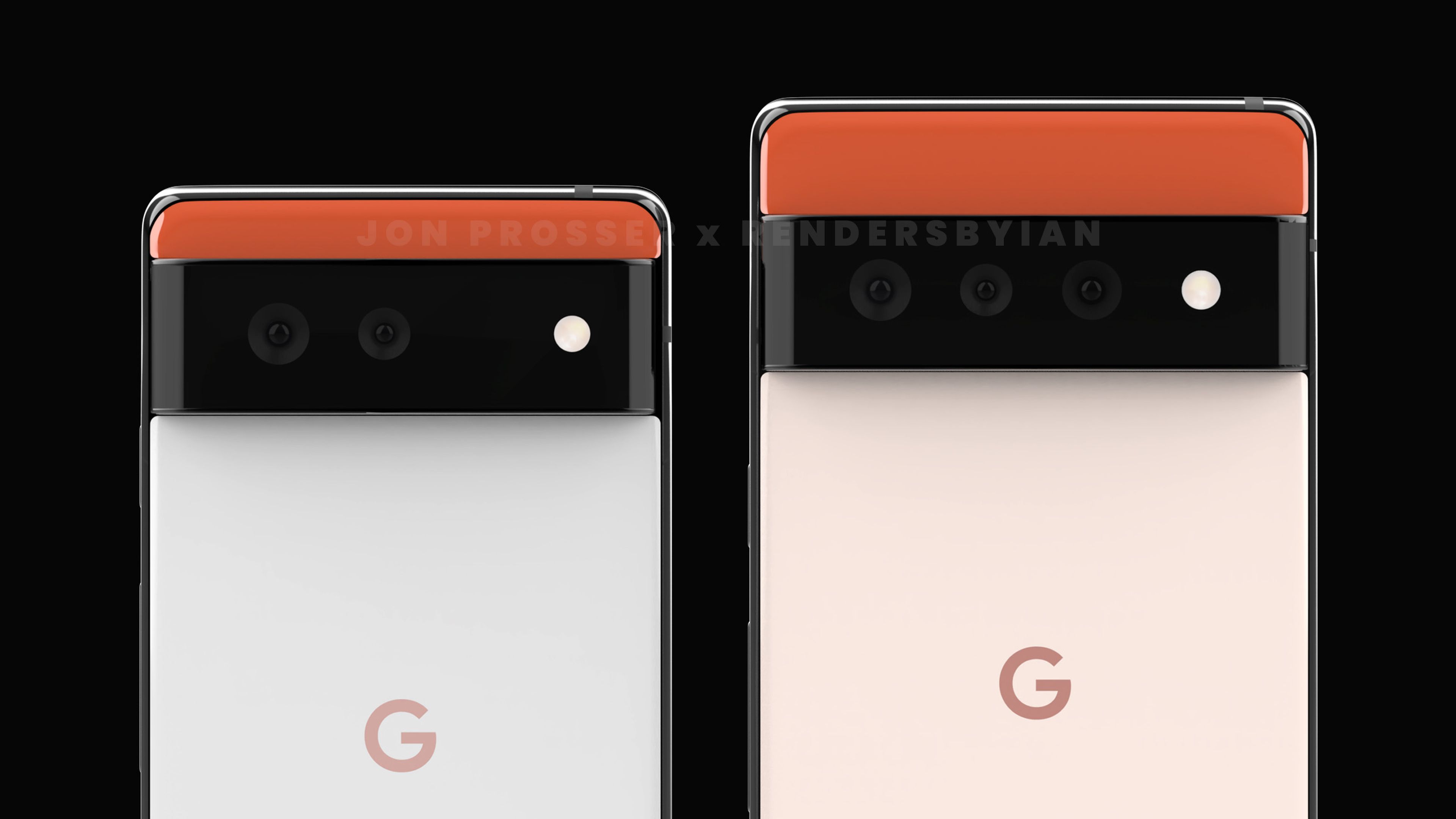 Google Pixel 6 y & Pro diseño filtrado