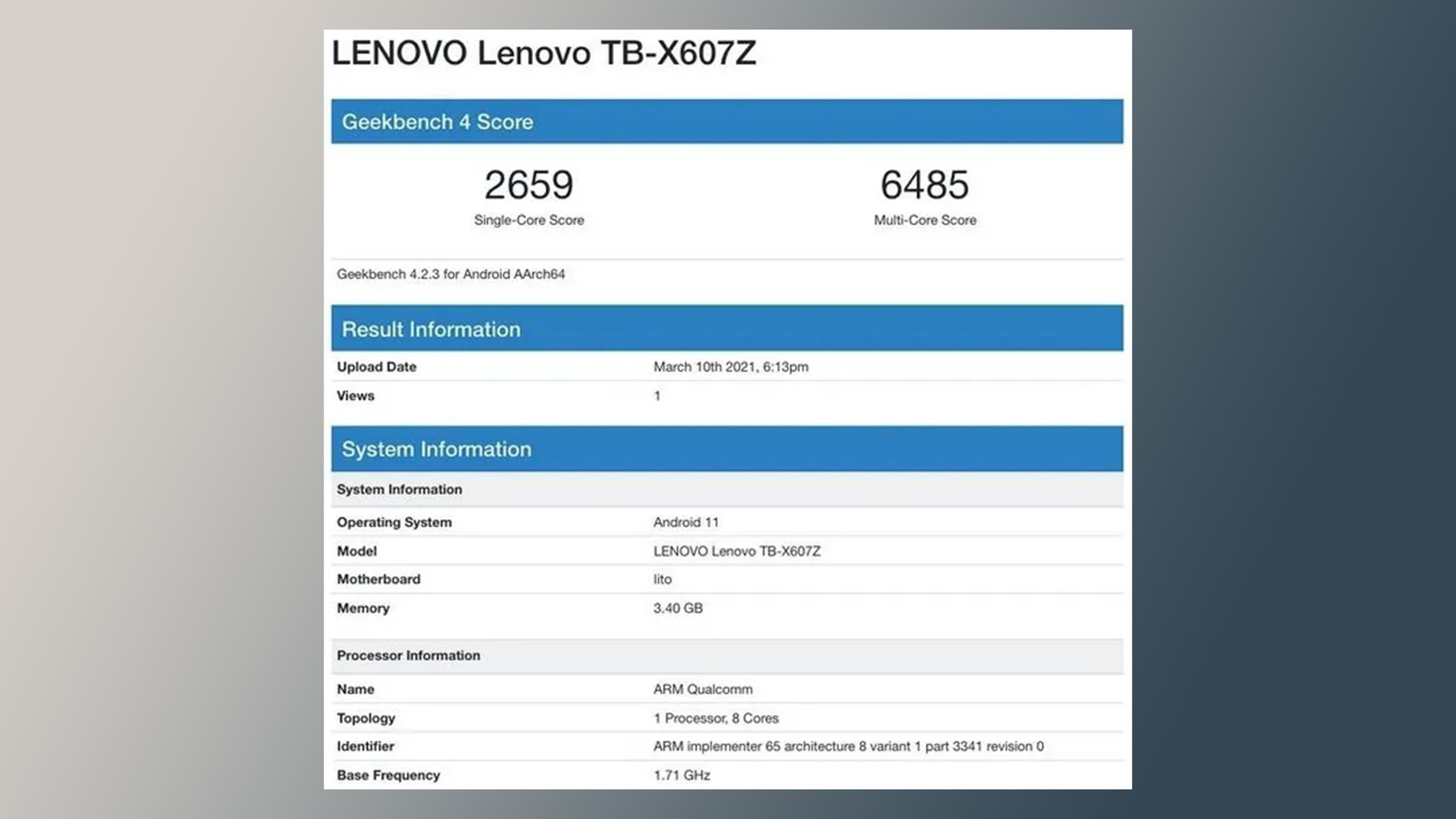 Lenovo estaría preparando una tablet Android compatible con redes 5G