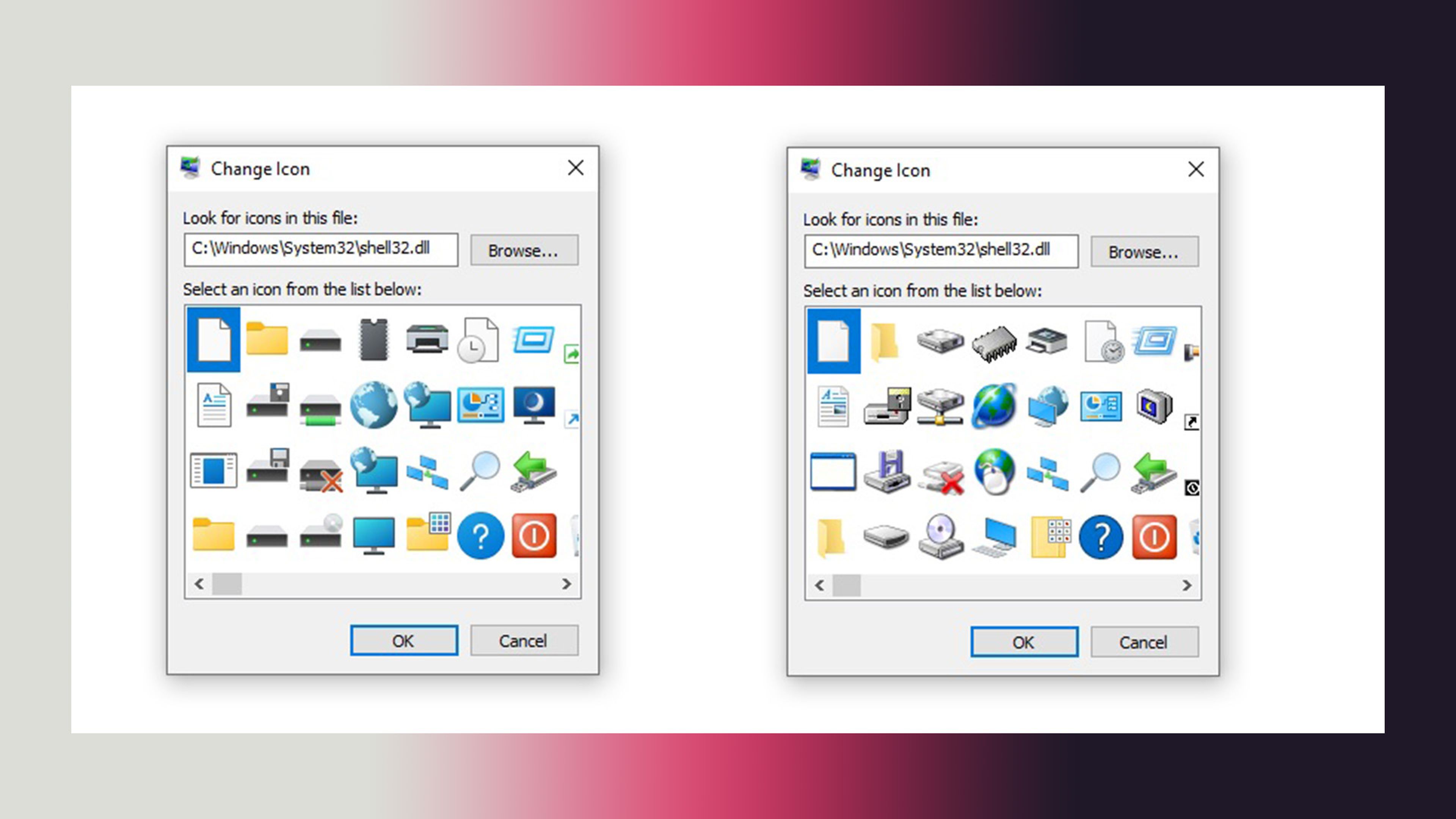 El nuevo diseño de Windows 10 dirá adiós a los iconos heredados de Windows XP