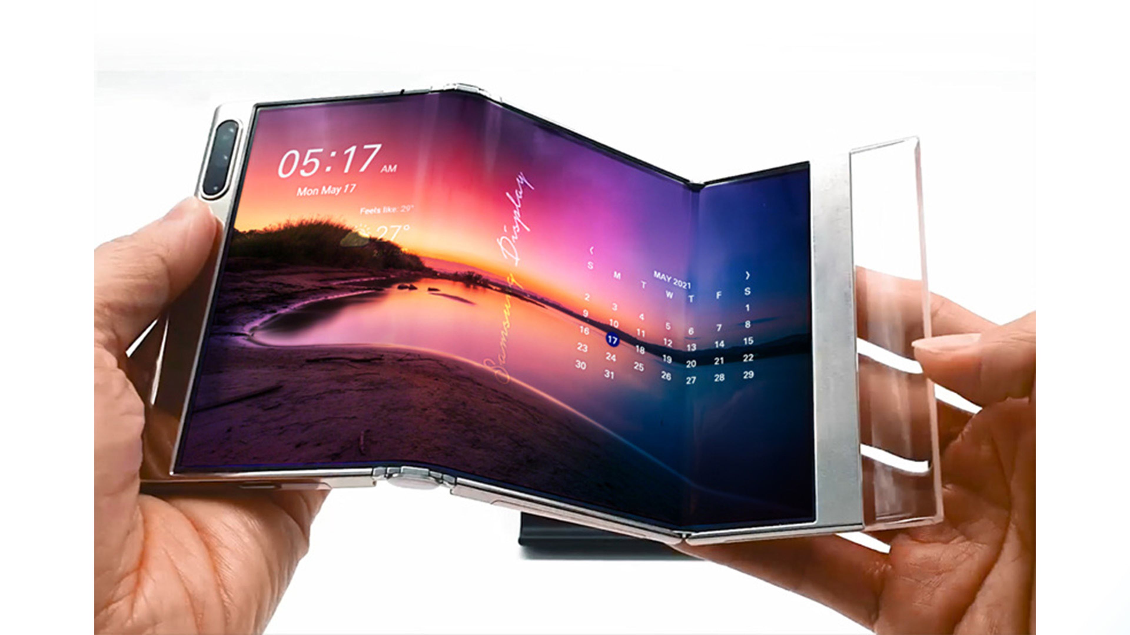 Así son las pantallas de los futuros dispositivos Samsung: móviles plegables, enrollables y tablets de 17 pulgadas