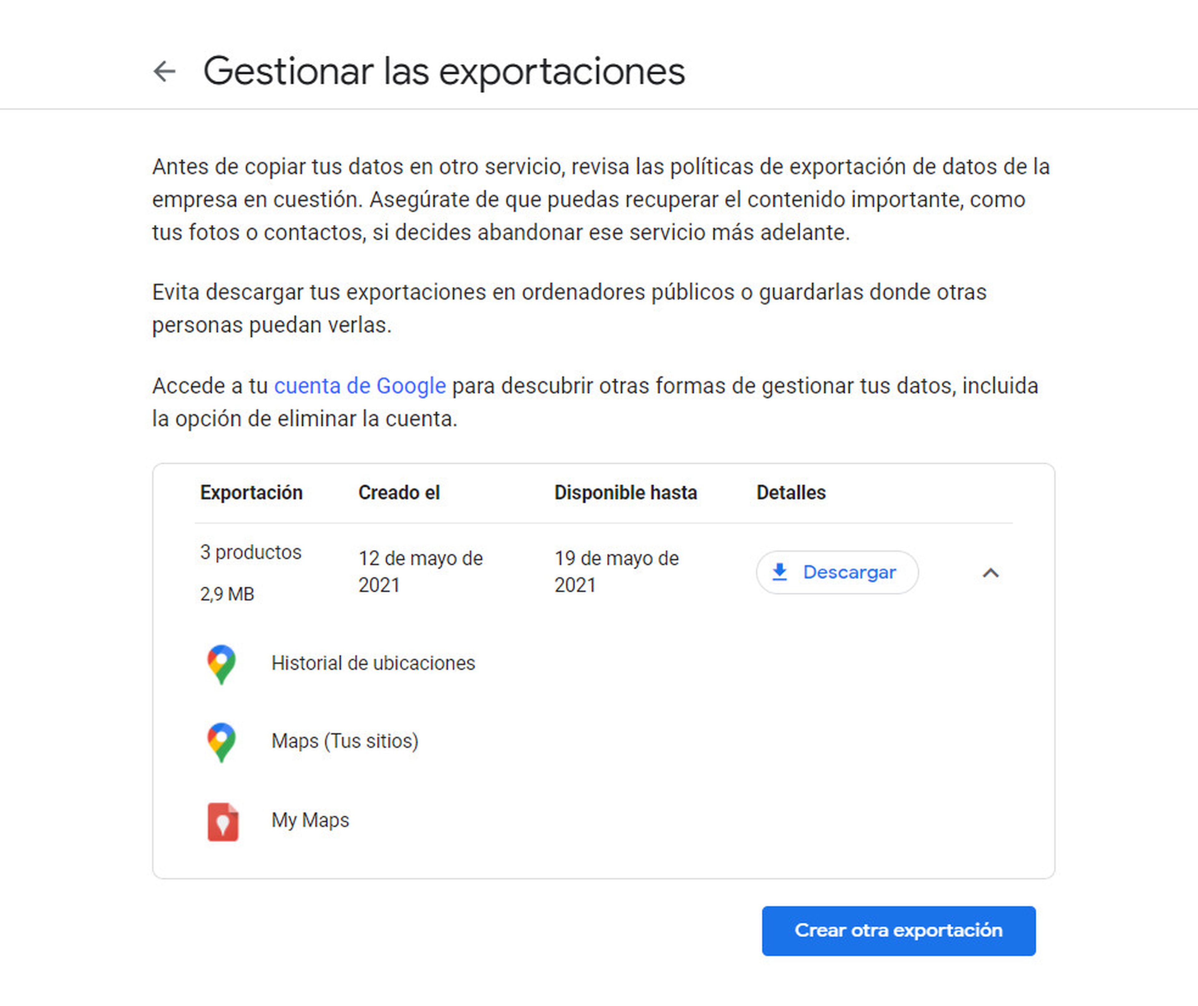 Tutorial datos Google Maps