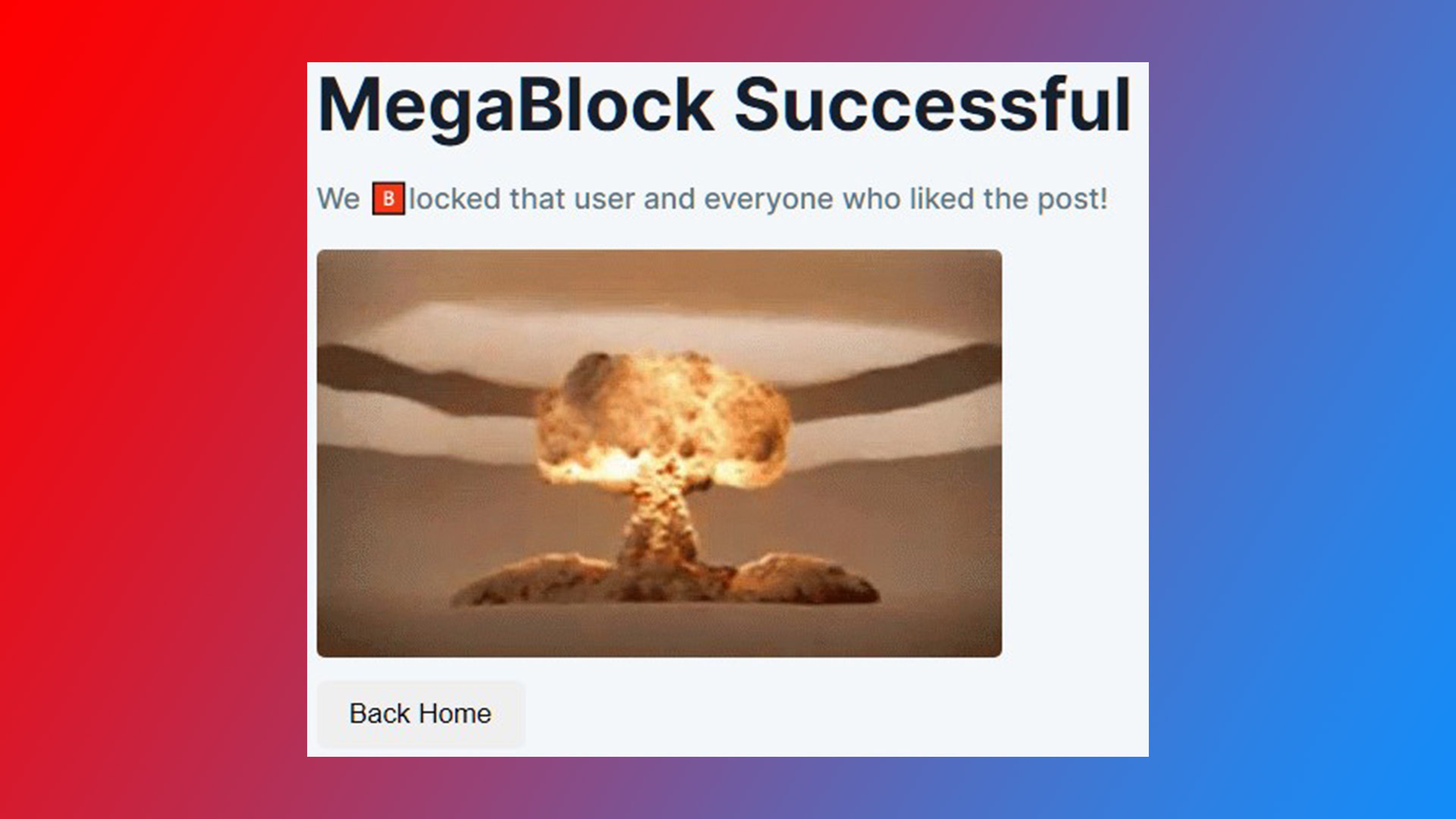 Esta web permite bloquear al autor de un tweet y todos sus likes con un clic