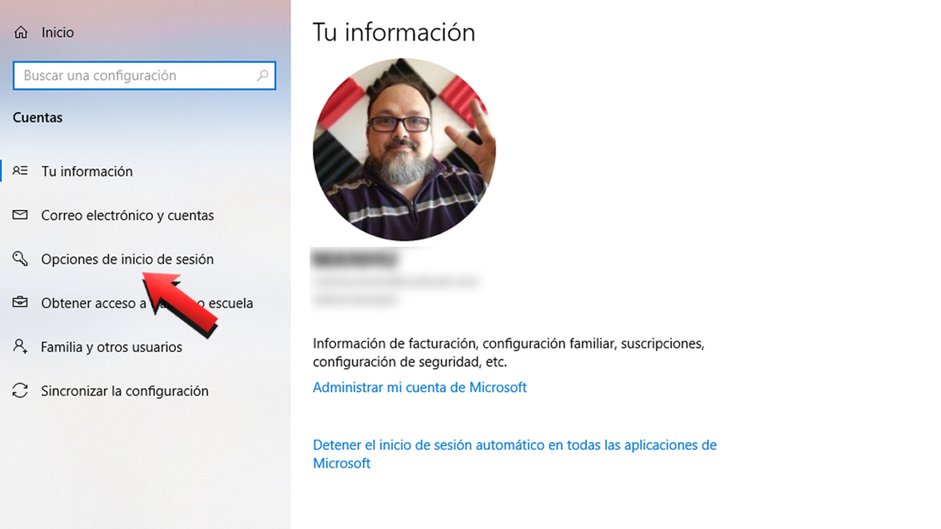 Eliminar contraseña Windows 10