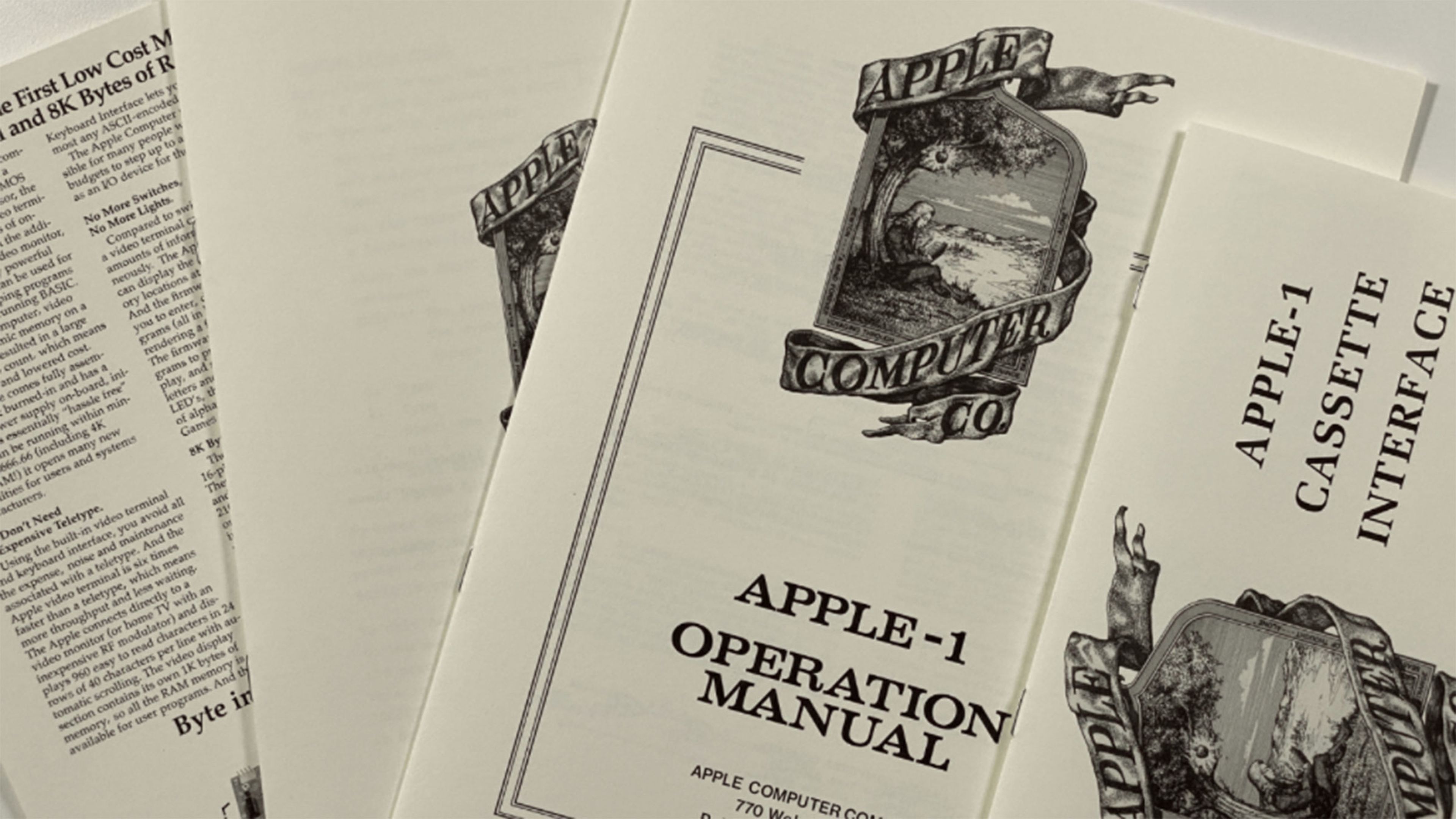 Reproducción manual instrucciones Apple I