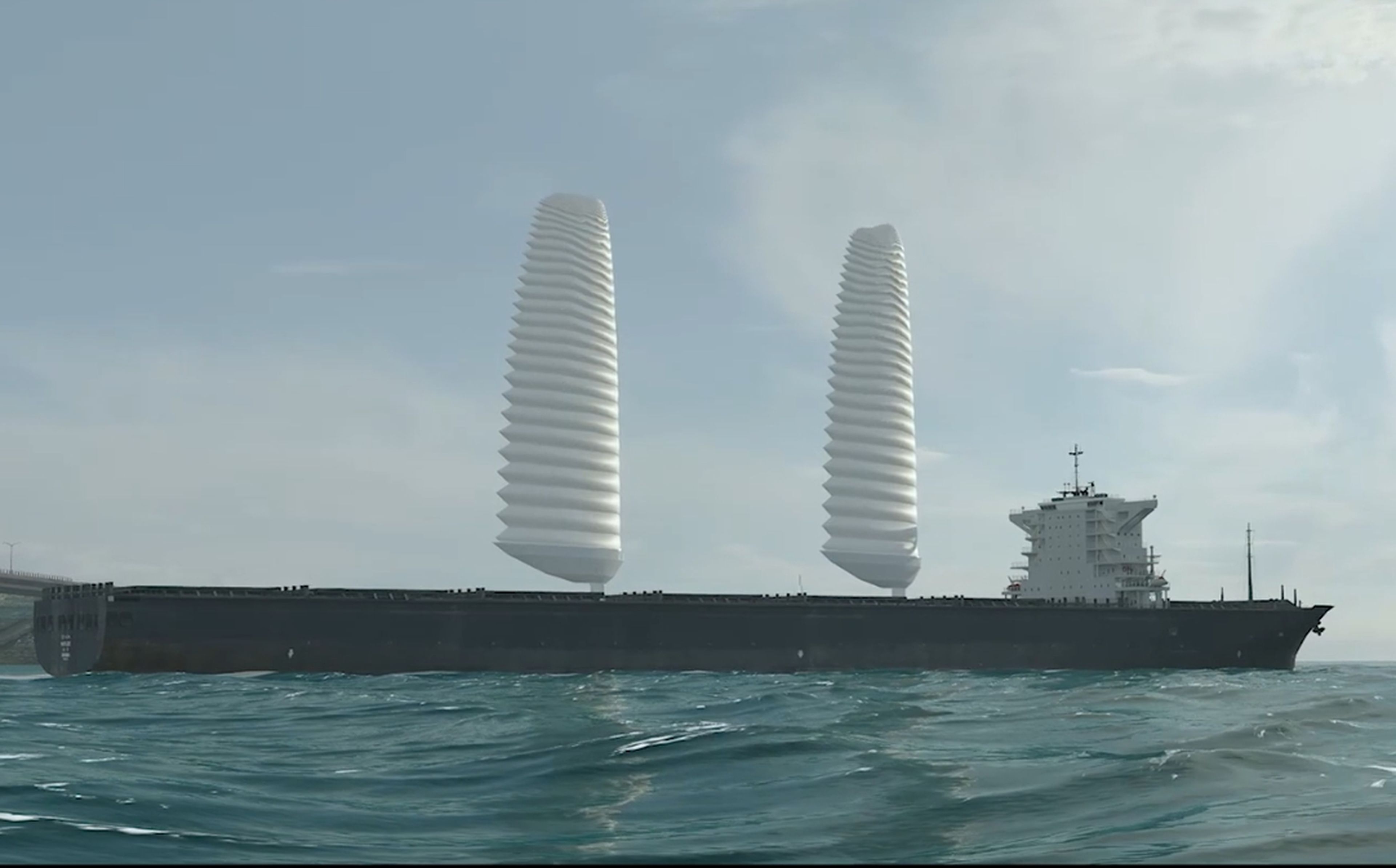 WISAMO, la vela hinchable de Michelín para reducir el consumo de fuel y la contaminación de cualquier barco