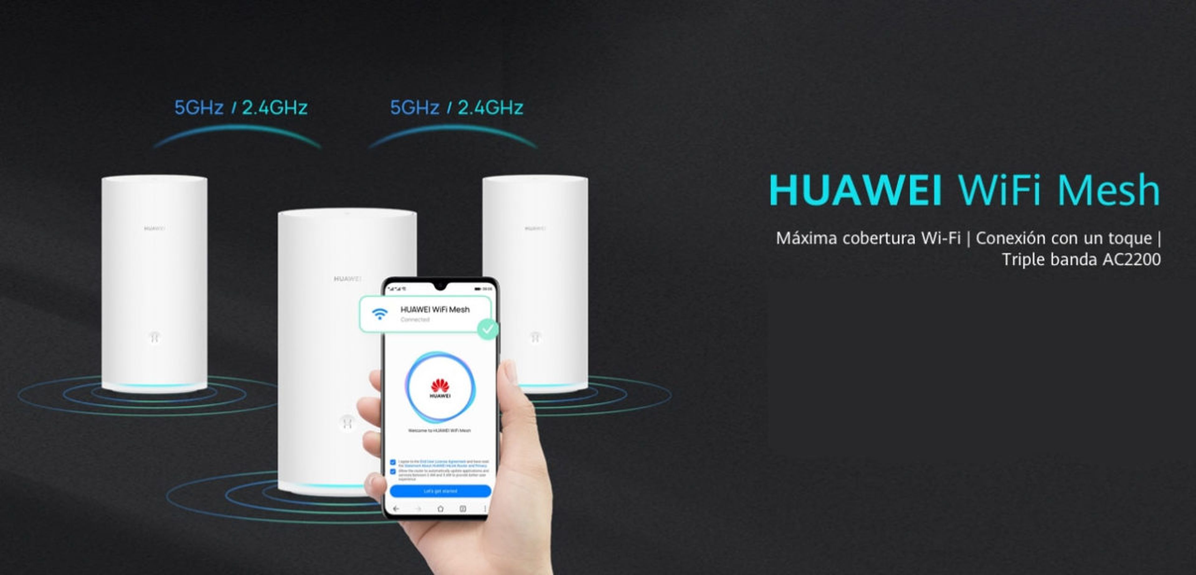 El Huawei WiFi Mesh 3 está de oferta y es capaz de llevar el WiFi a cualquier rincón de tu hogar