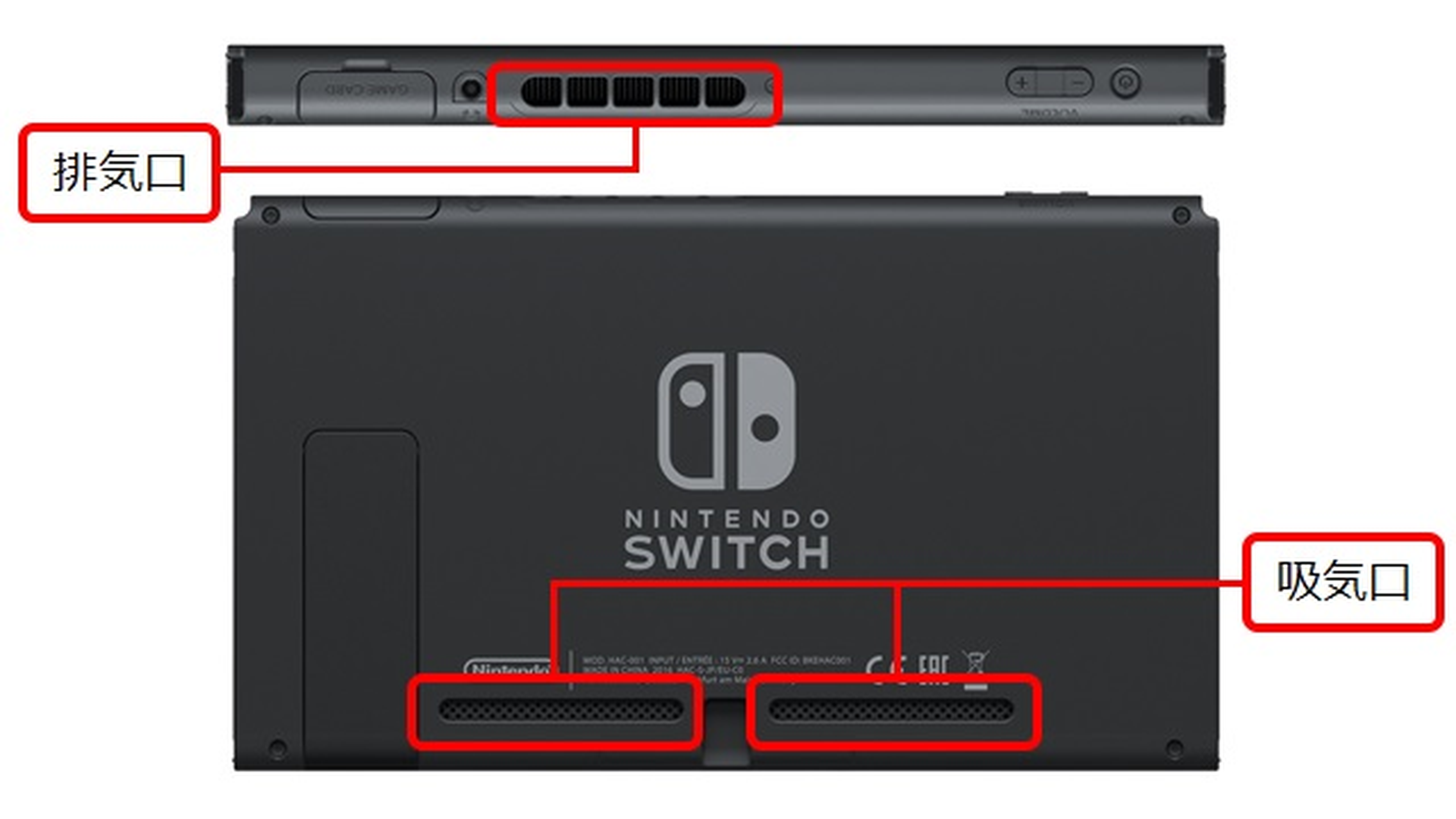 Imagen de qué zonas de la Nintendo Switch hay que tener limpias
