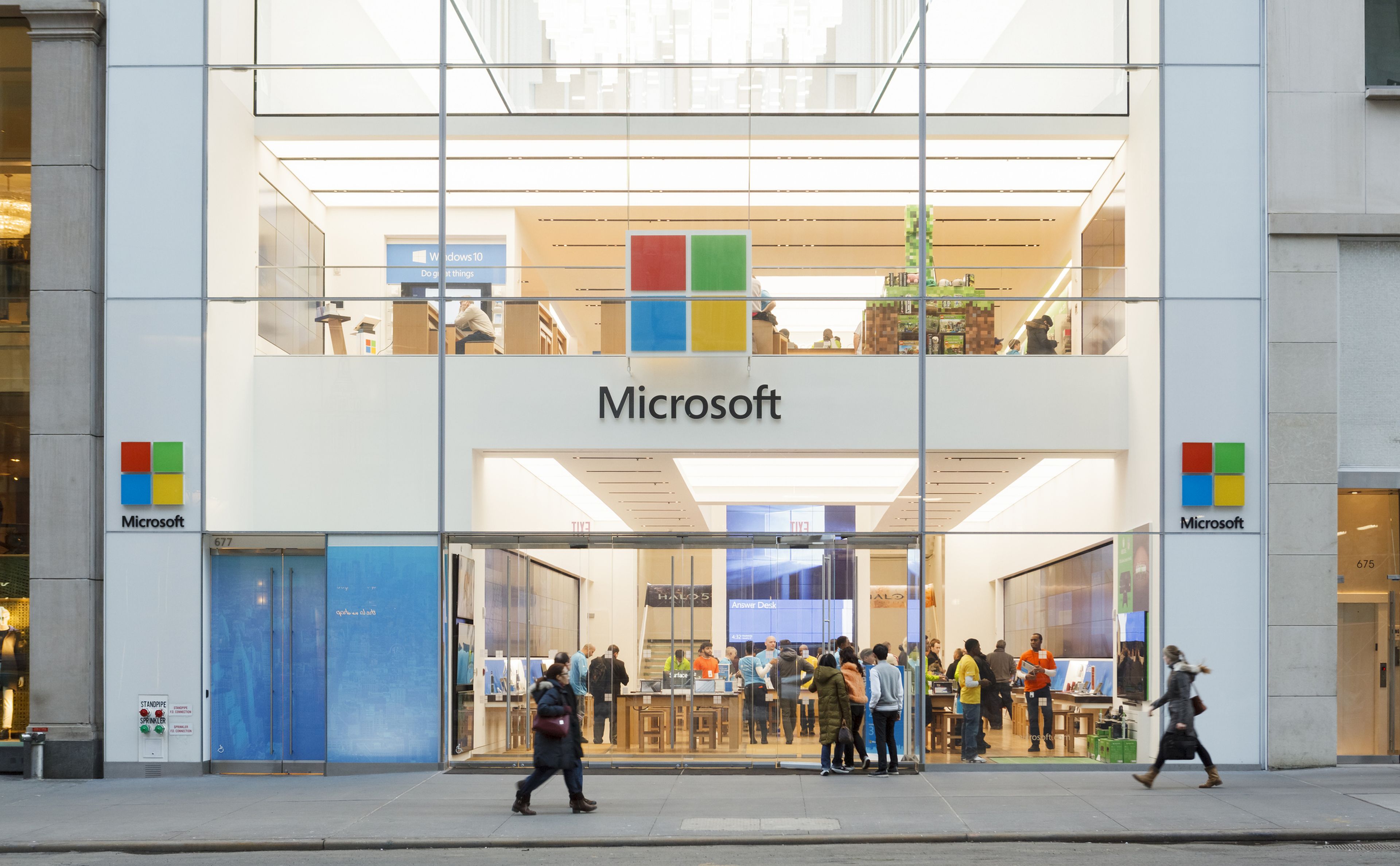 La Microsoft Store de Nueva York.