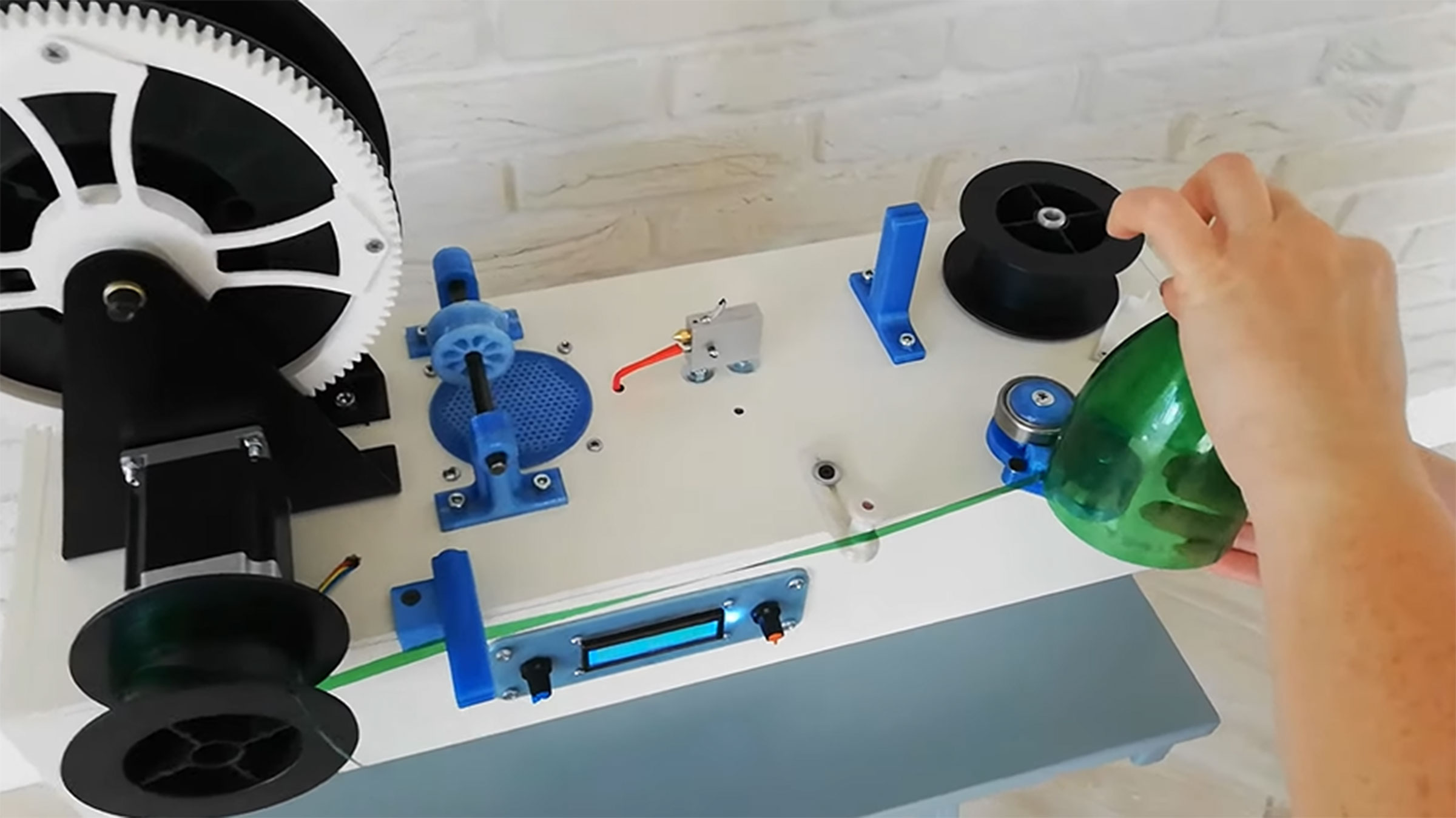 Filamento para las impresoras 3D de plástico reciclado