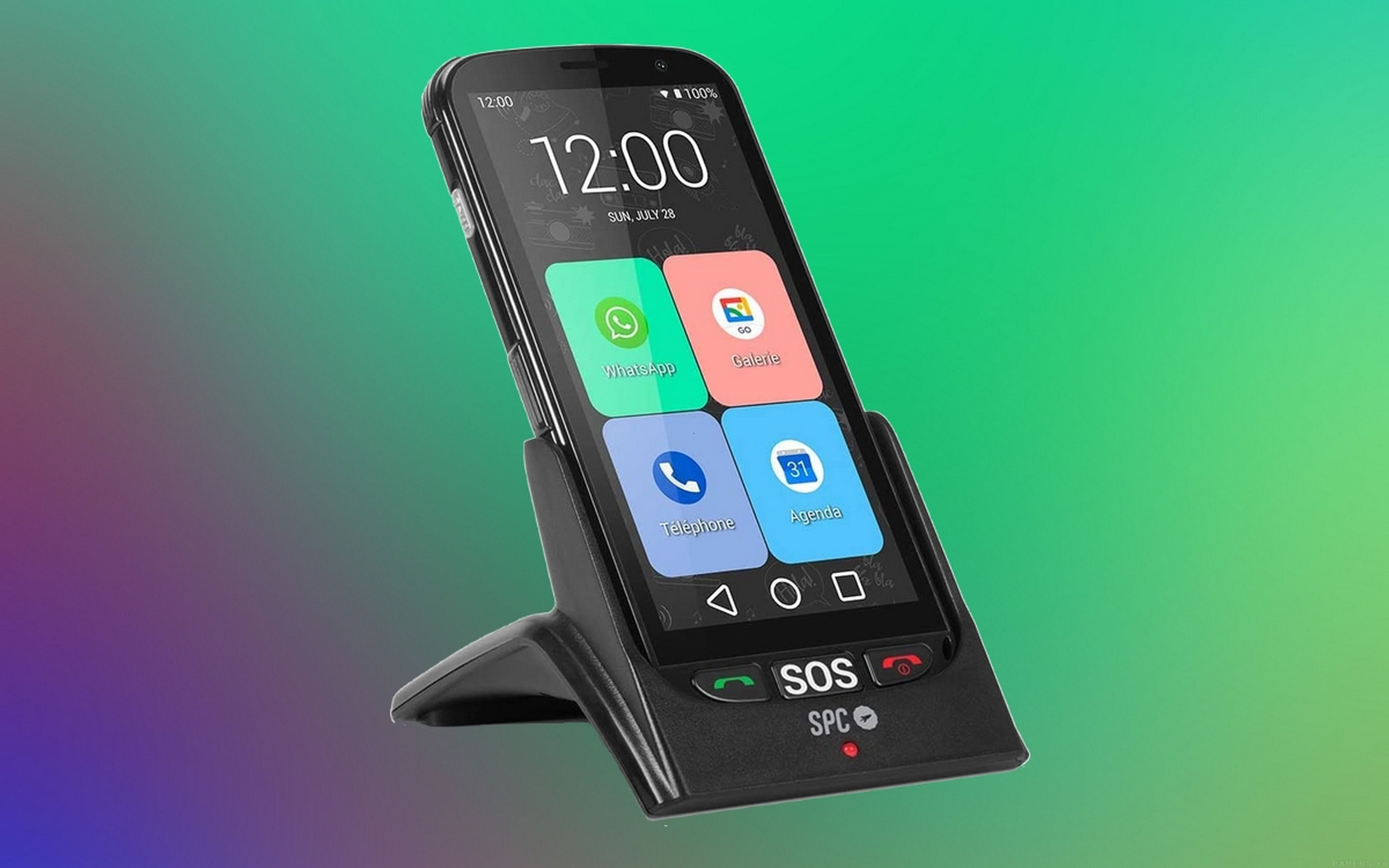 SPC Apolo, el móvil para personas mayores con botón SOS y otras