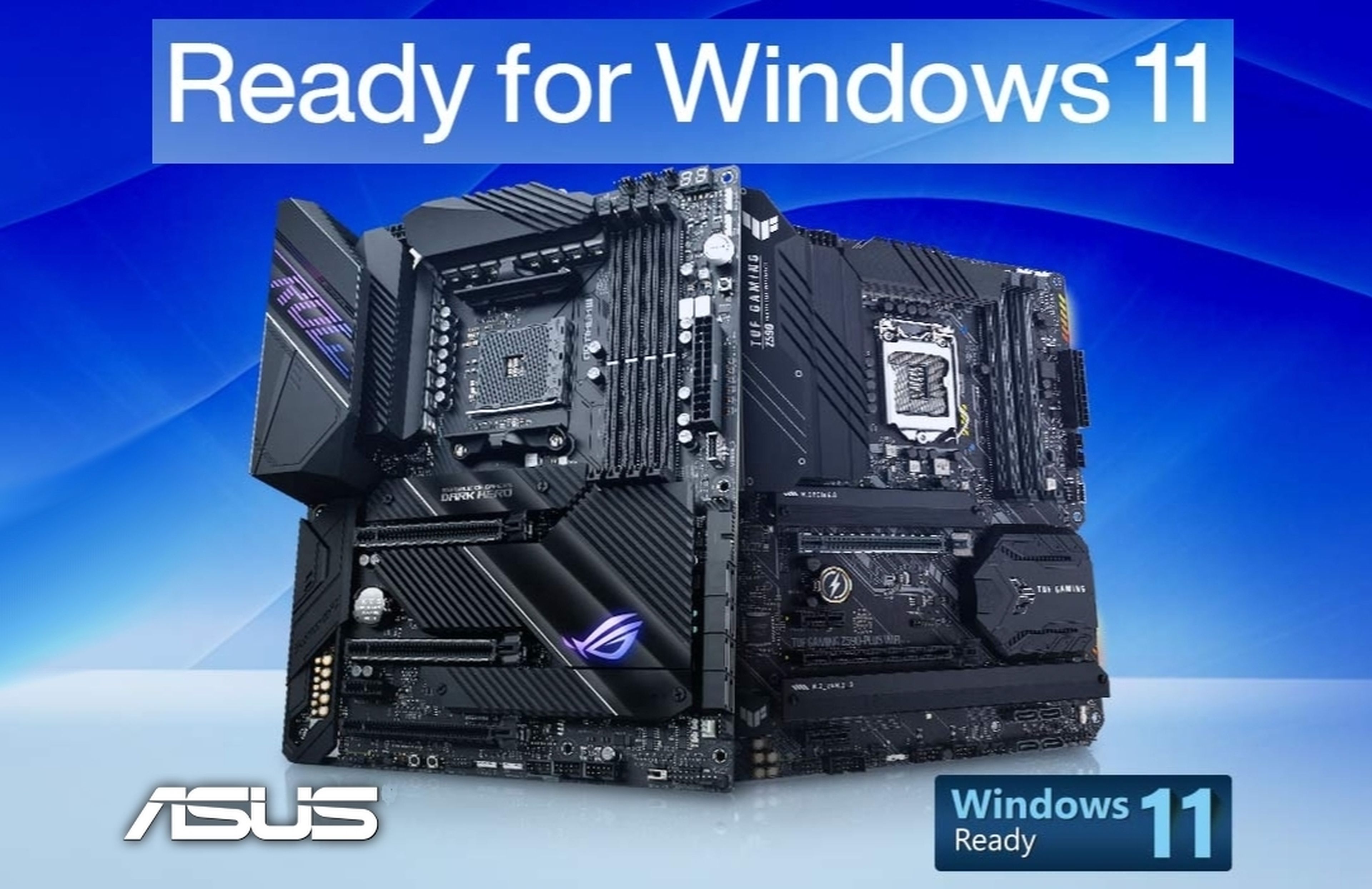 ASUS actualiza docenas de BIOS de sus placa base, para hacerlas compatibles con Windows 11, ¿está la tuya?