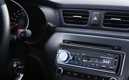 Autorradio 1 DIN con Bluetooth para el coche