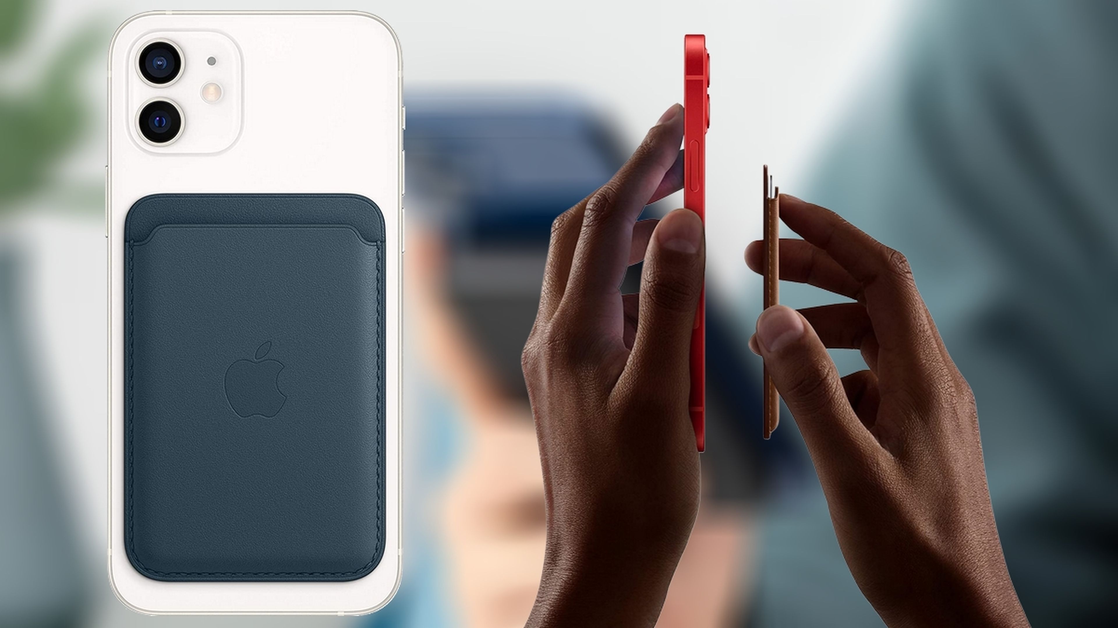 Billetera de piel con MagSafe para el Apple iPhone