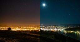 Esta ciudad de Nueva Zelanda sustituyó el alumbrado callejero por luces LED, y éste es el resultado