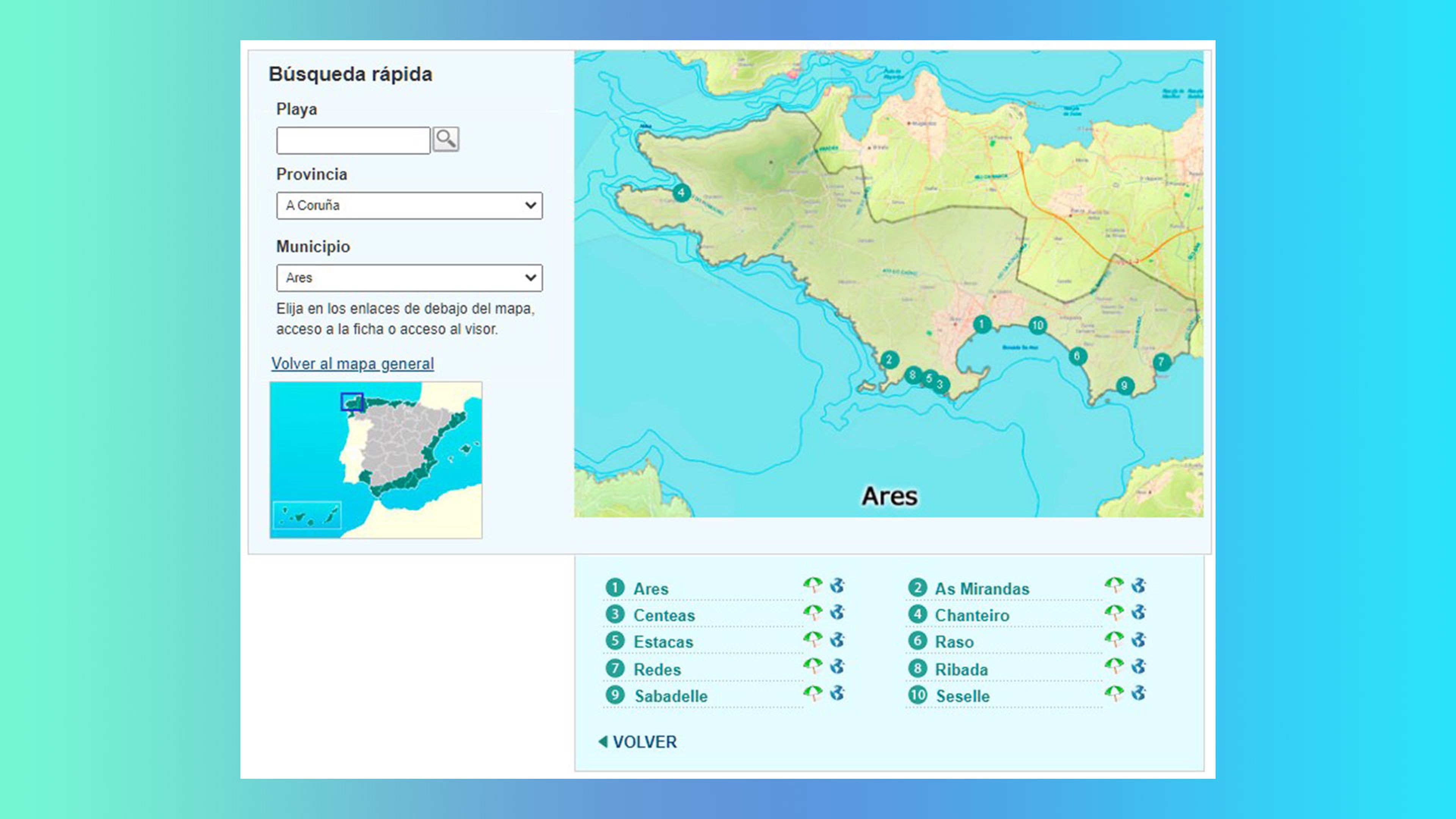 Descubre nuevas calas y playas con la app oficial Guía de Playas para iOS