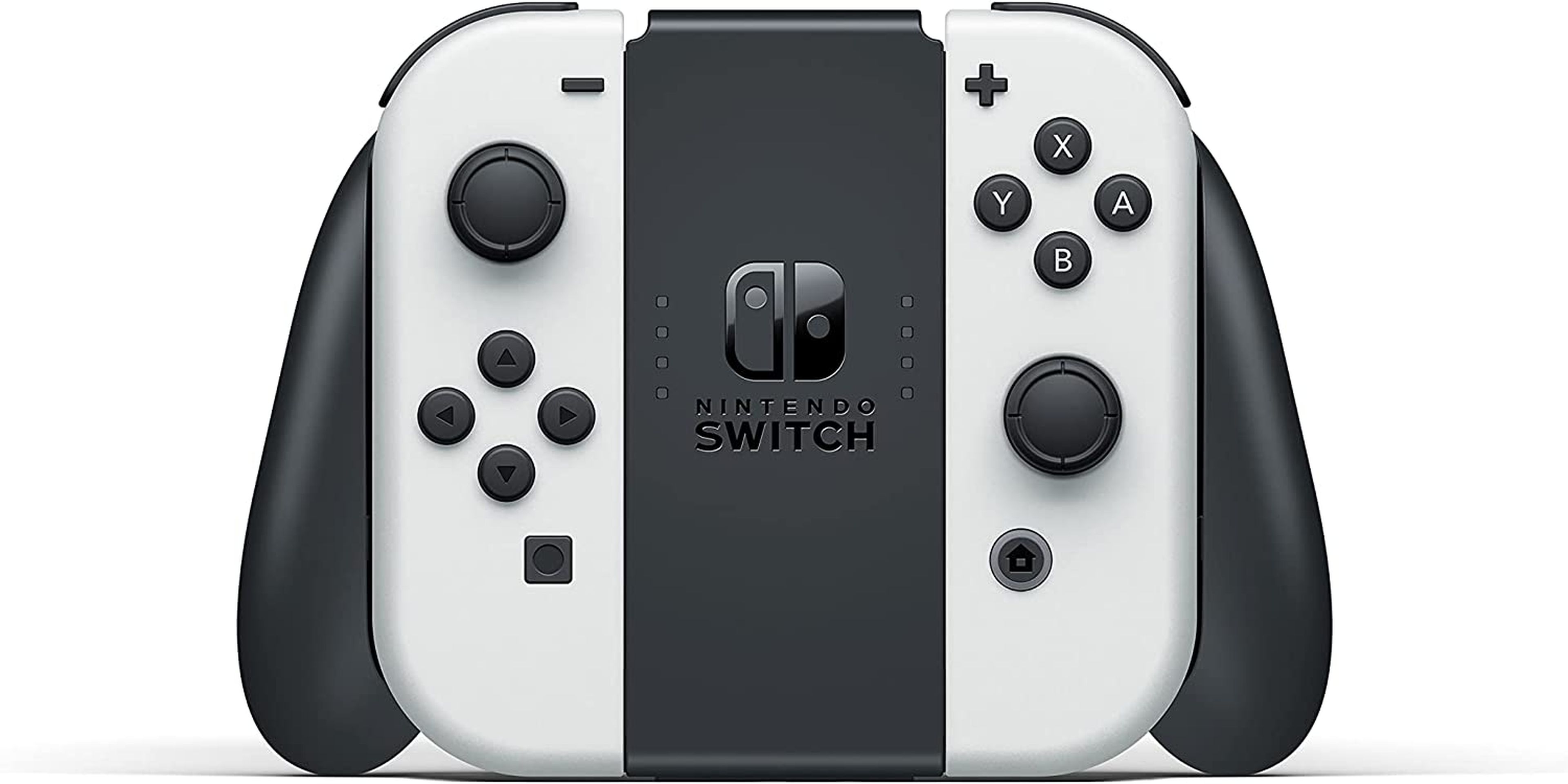 Joy-Con blancos de una Nintendo Switch OLED