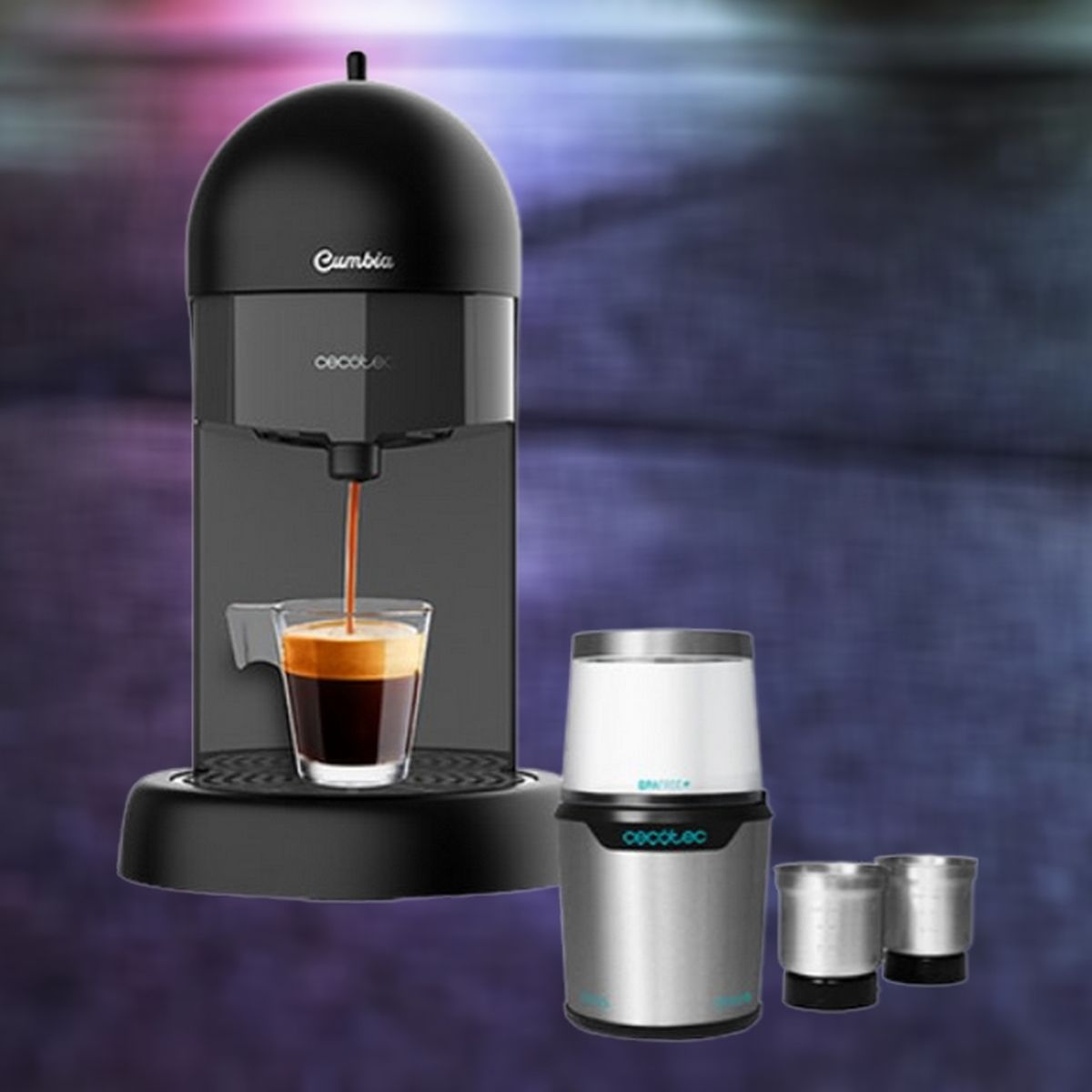 Para los muy cafeteros: pack de cafetera espresso y molinillo de café de  Cecotec con un 40% de descuento