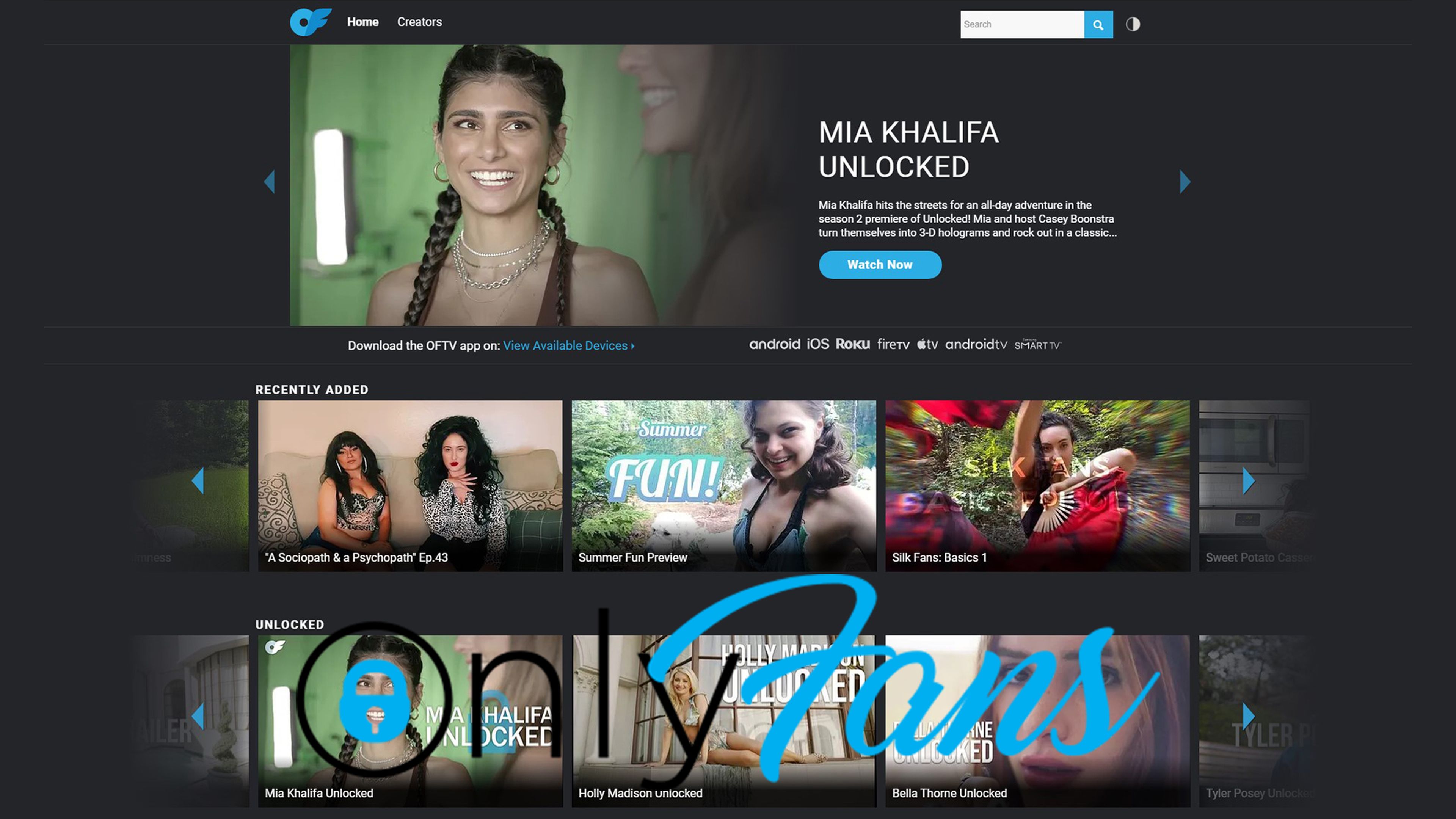 OnlyFans lanza un servicio de streaming gratis y apto para todos los públicos