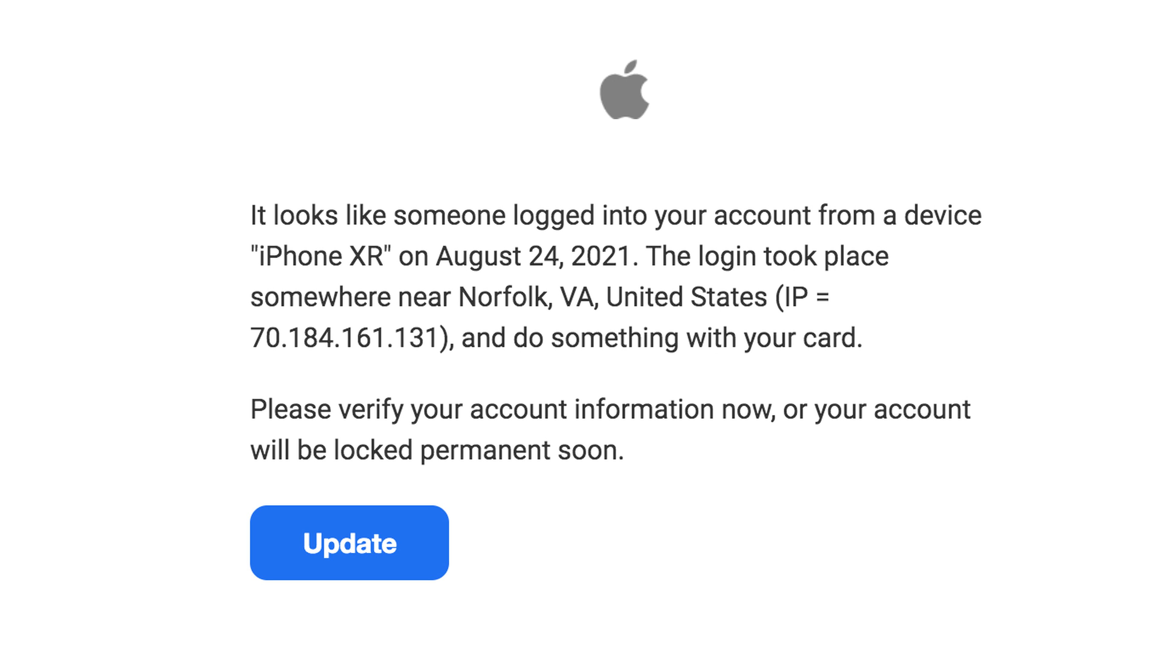 Phishing de Apple