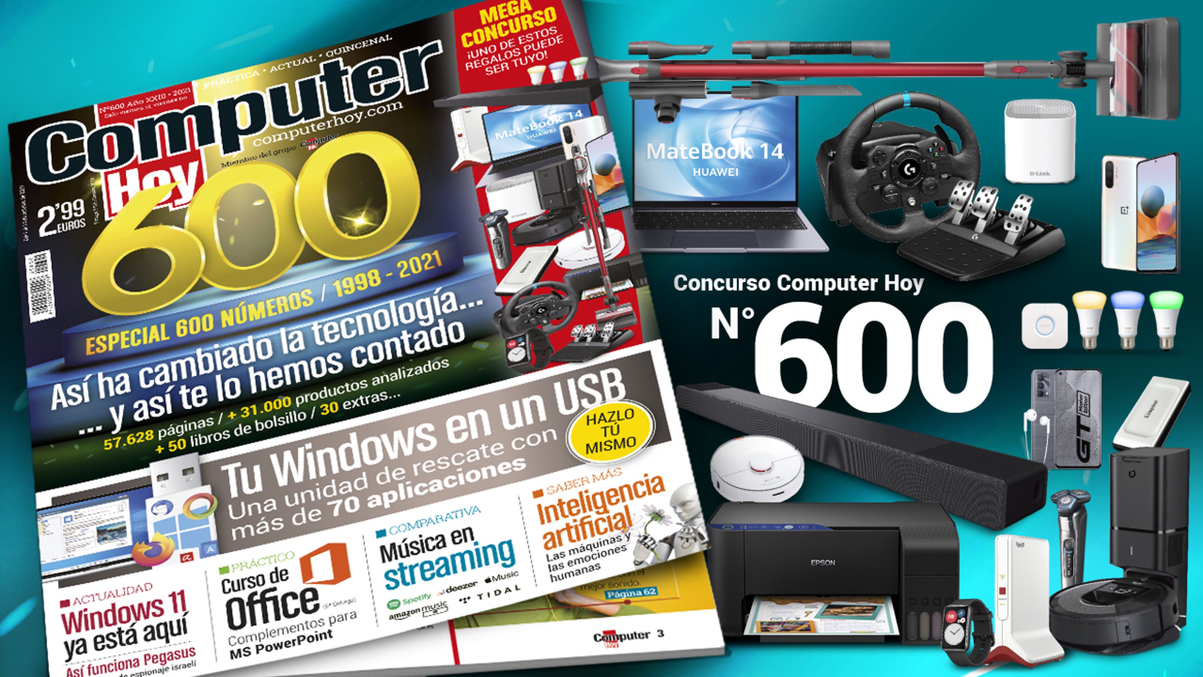 Concurso 600 números de la revista Computer Hoy