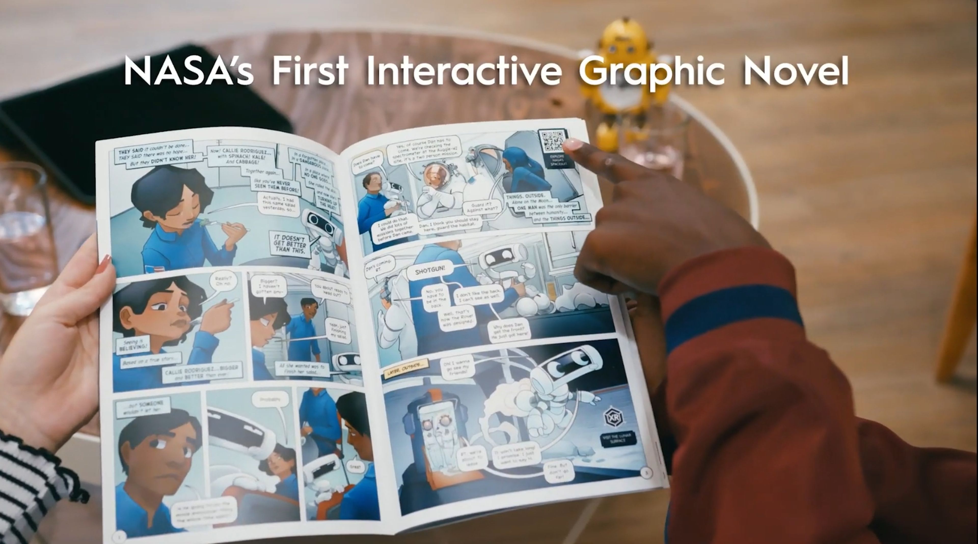 Descarga gratis el primer cómic con realidad aumentada de la NASA