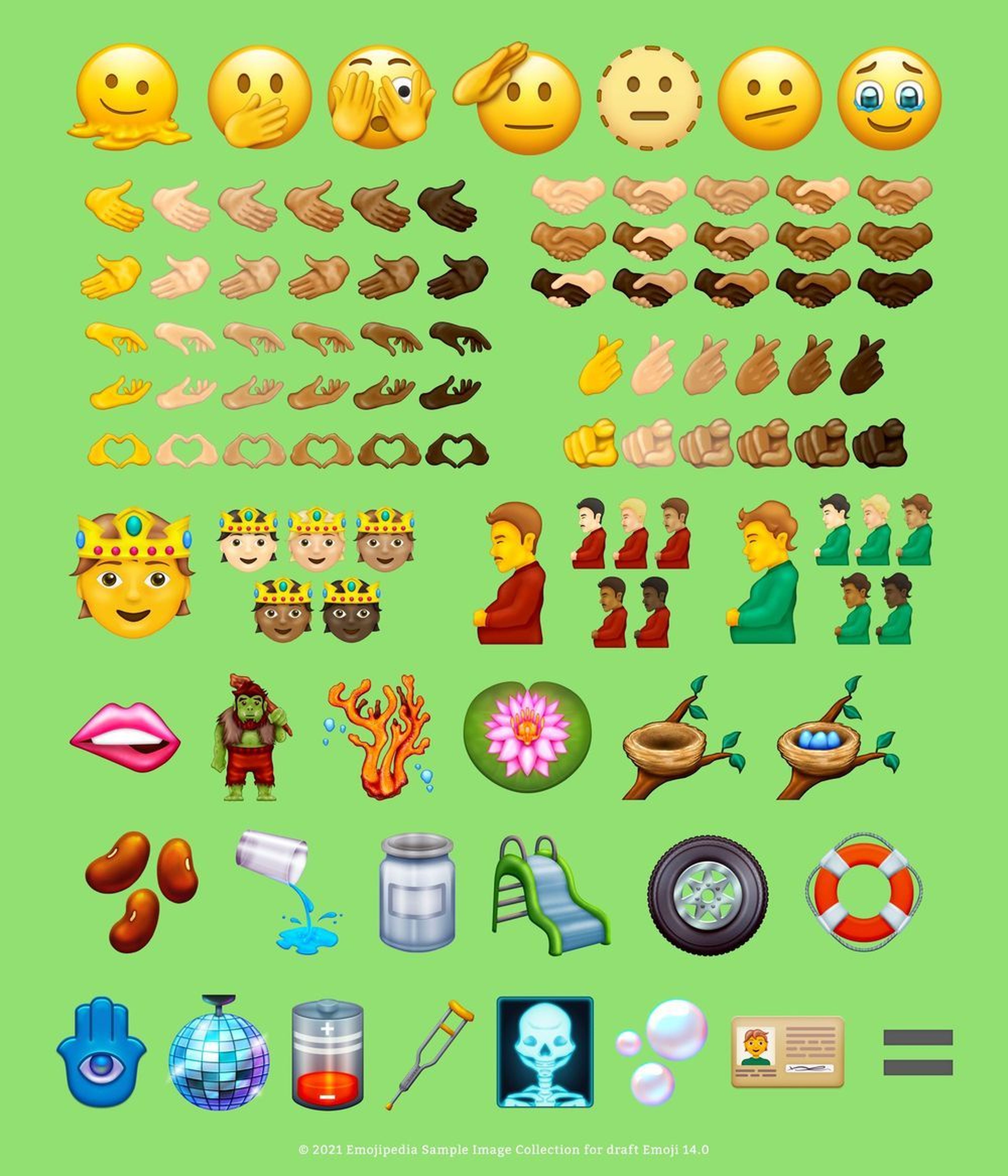 Nuevos emojis Unicode 14