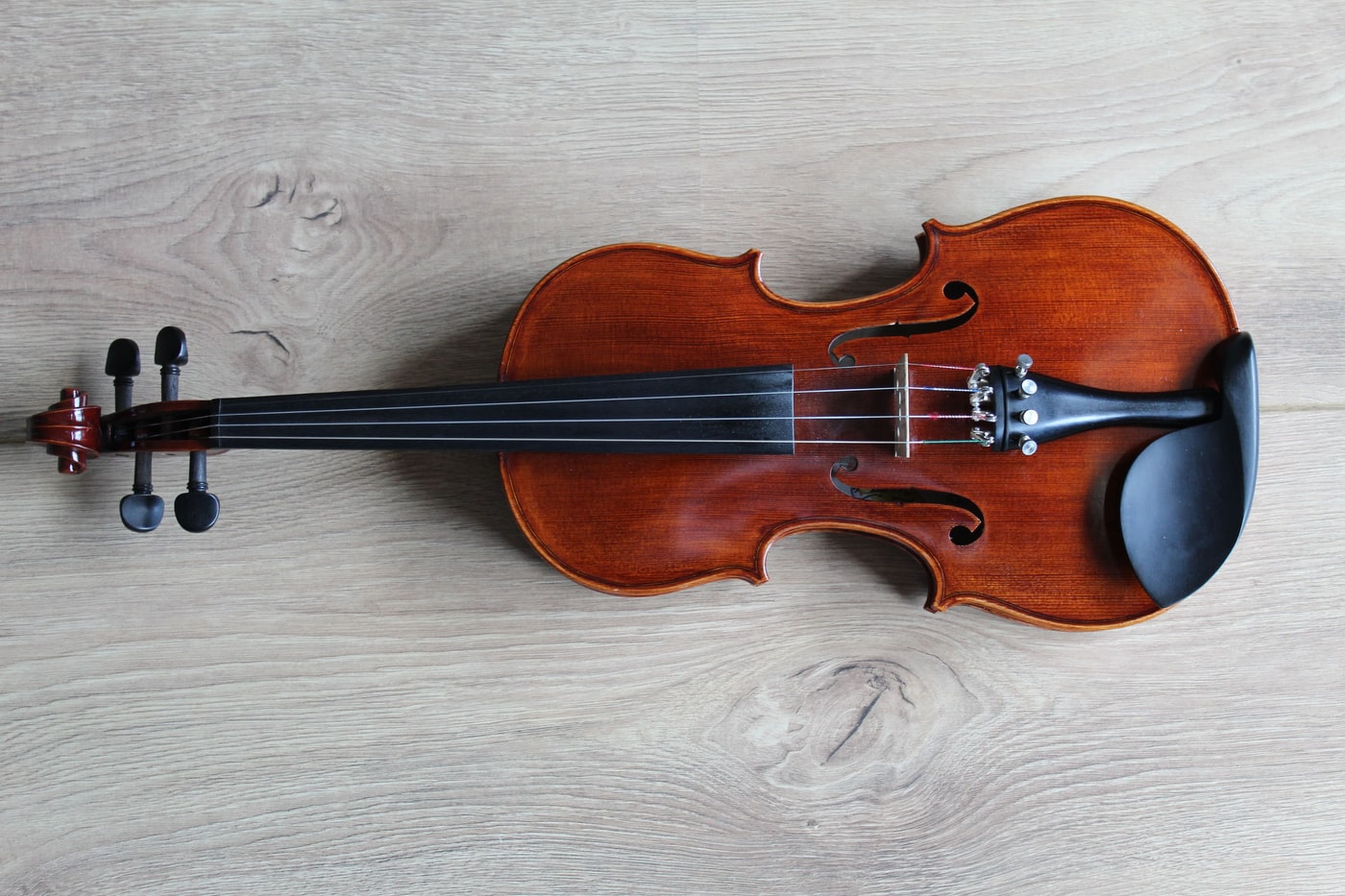 Otra foto de un violín