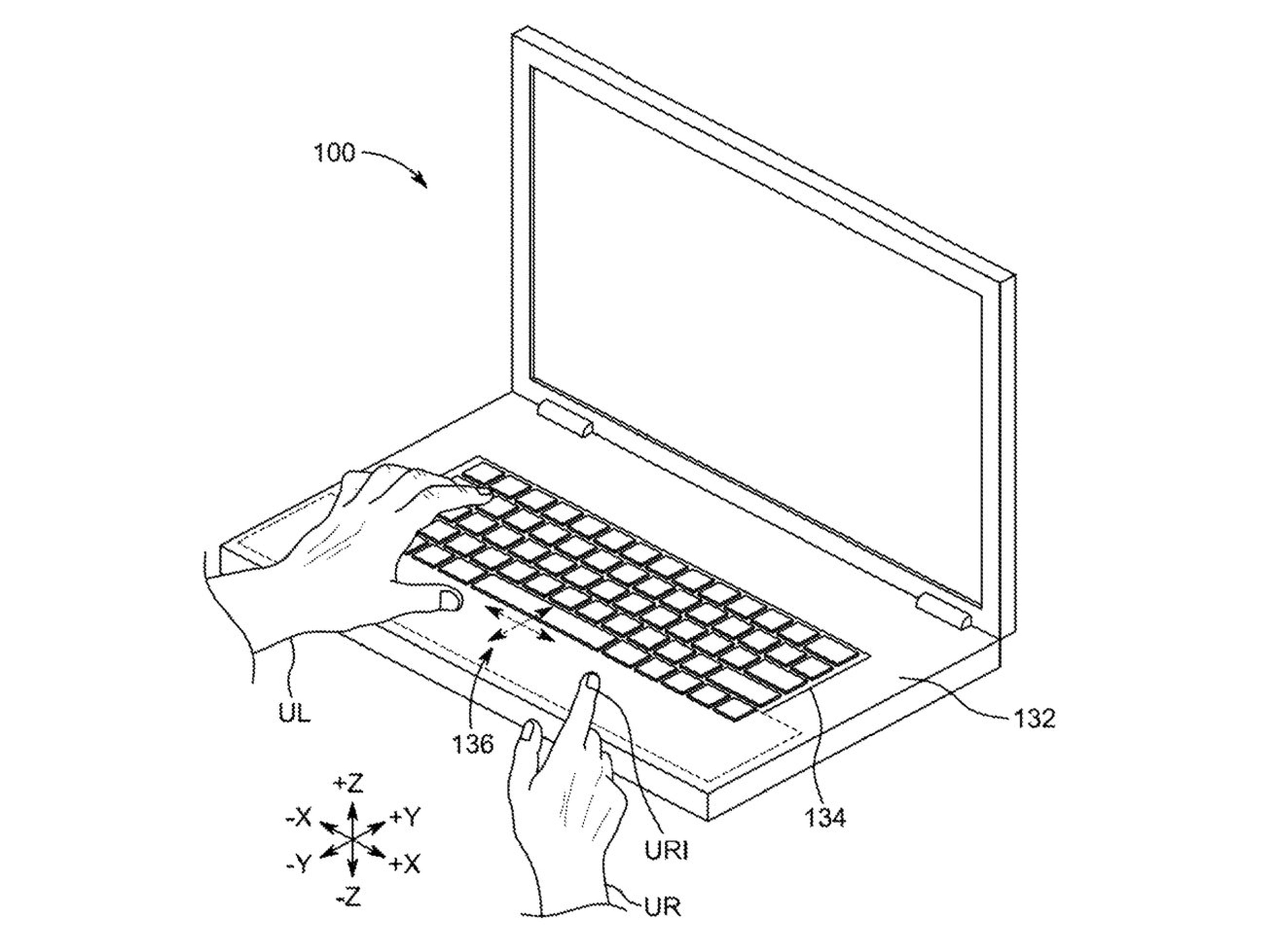 Patente touchpad gigante MacBook Pro
