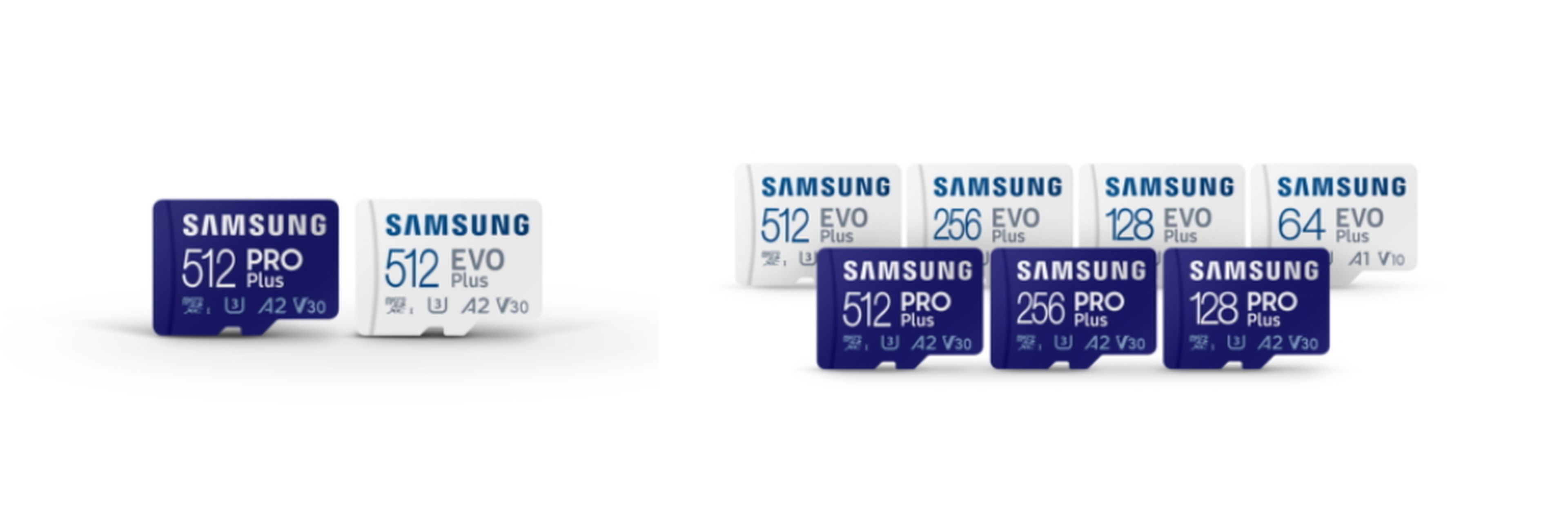 Las tarjetas microSD de Samsung EVO Plus y Pro Plus