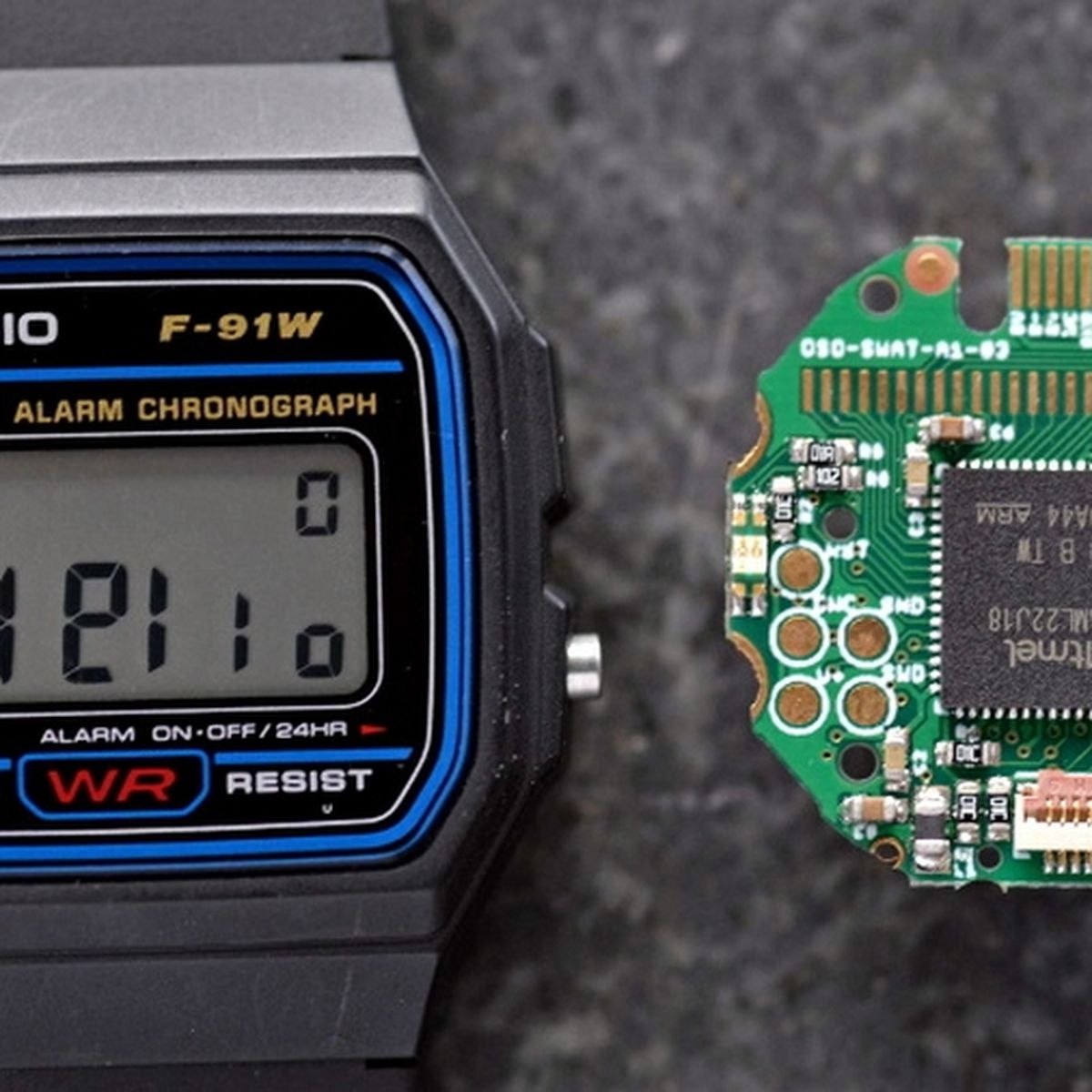 Convierten el clásico reloj retro Casio F91W en un smartwatch sin cambiar  su estética - Meristation