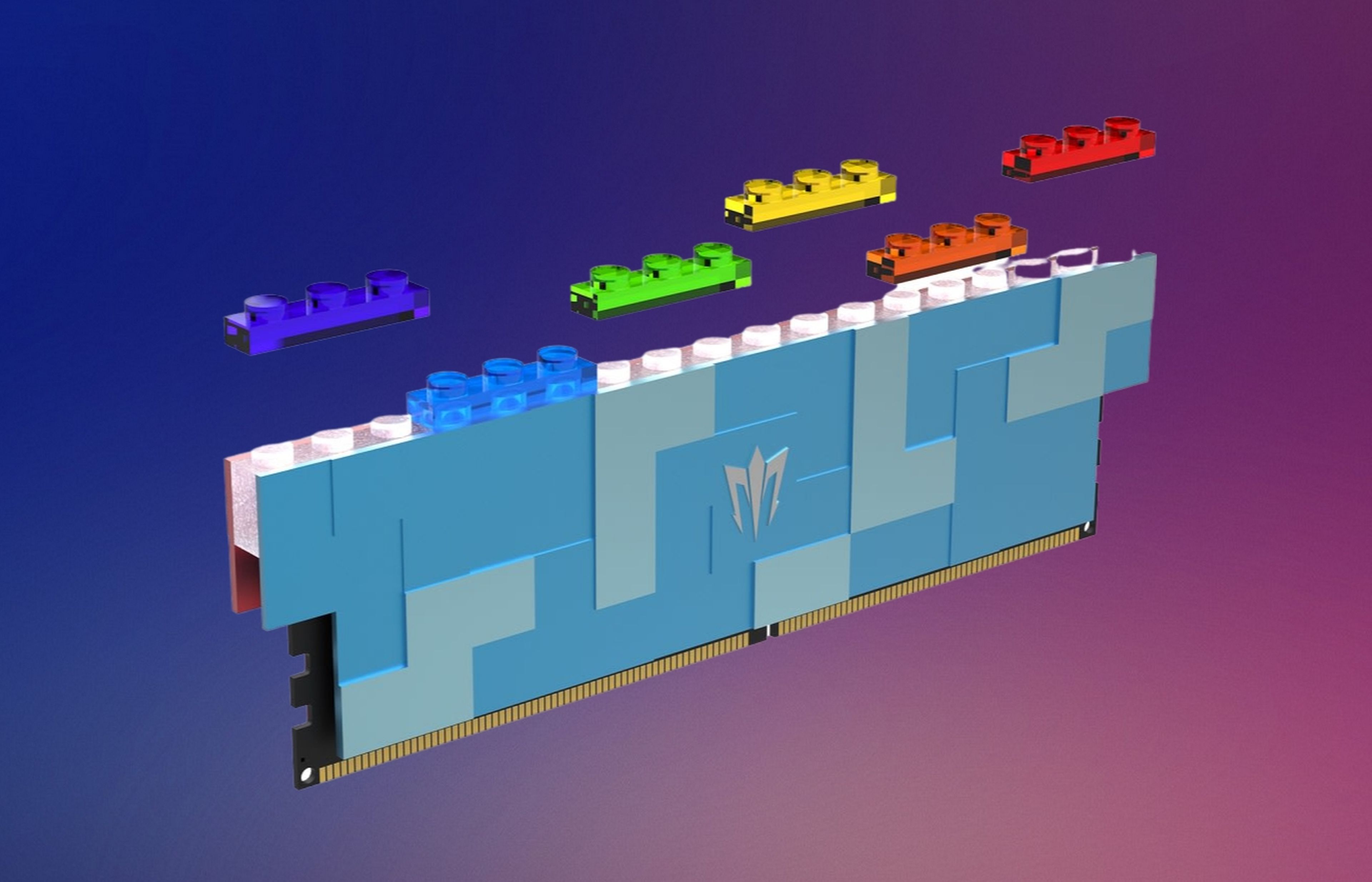 Galax lanza una memoria RAM DDR5 para PC que puedes personalizar con piezas de Lego