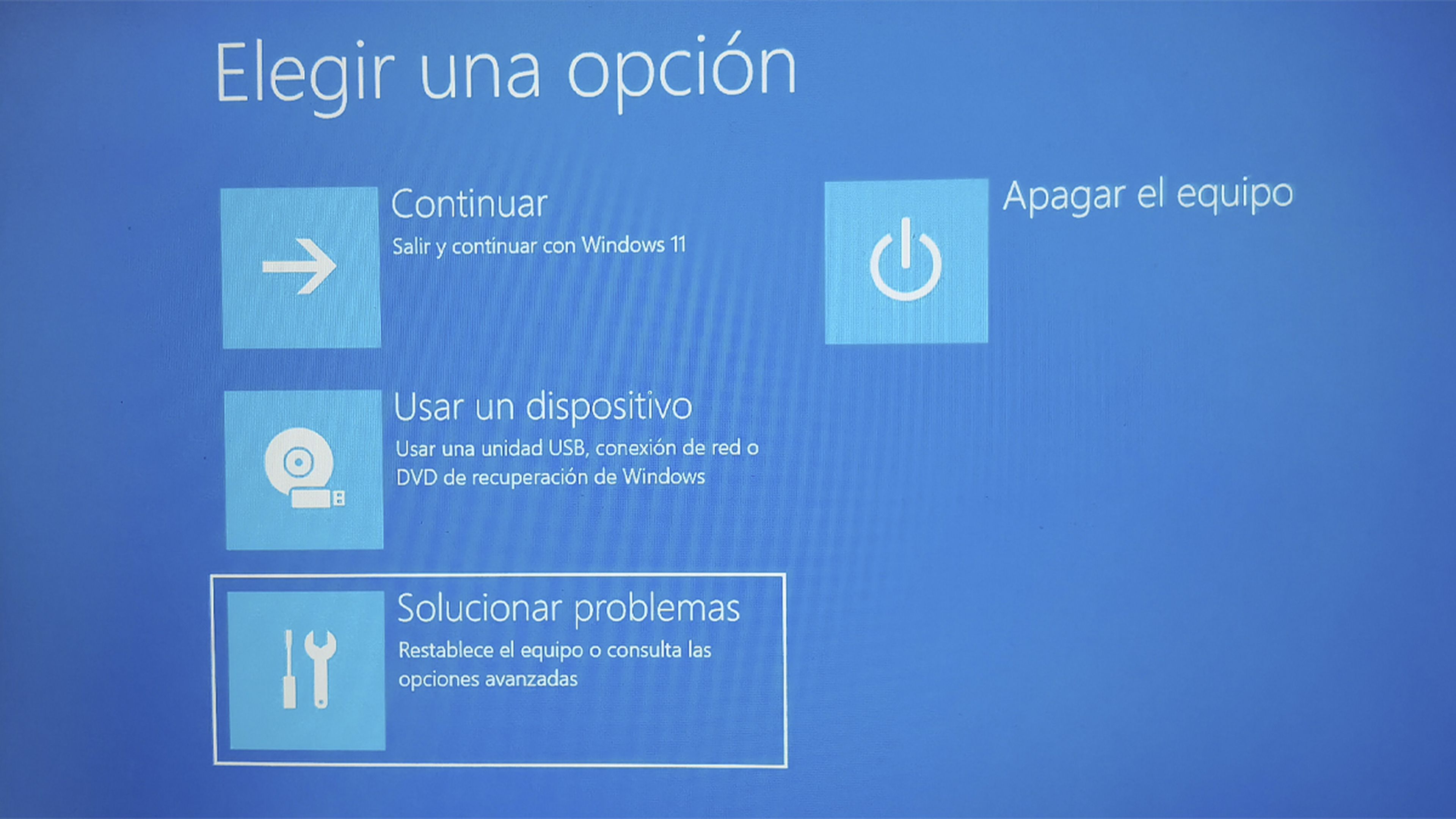 Solucionar problemas Windows 11