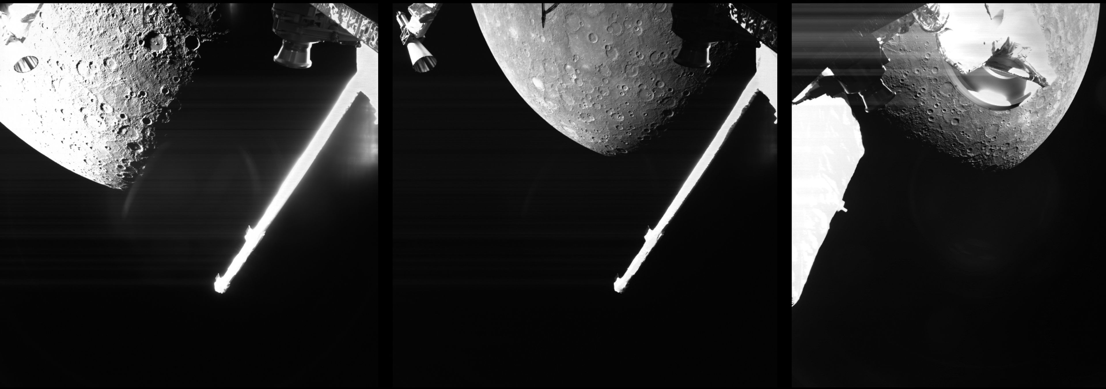Tras tres años de viaje, la sonda europea BepiColombo envía la primera imagen de Mercurio