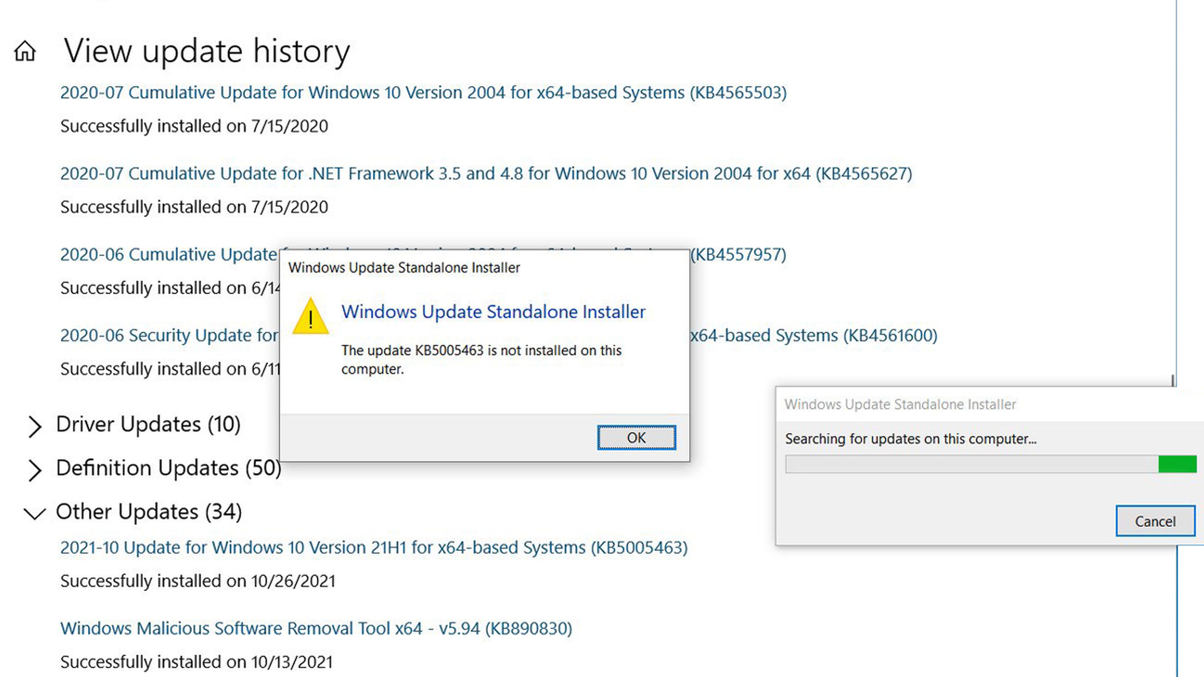 Actualización Windows 10 que no se borra