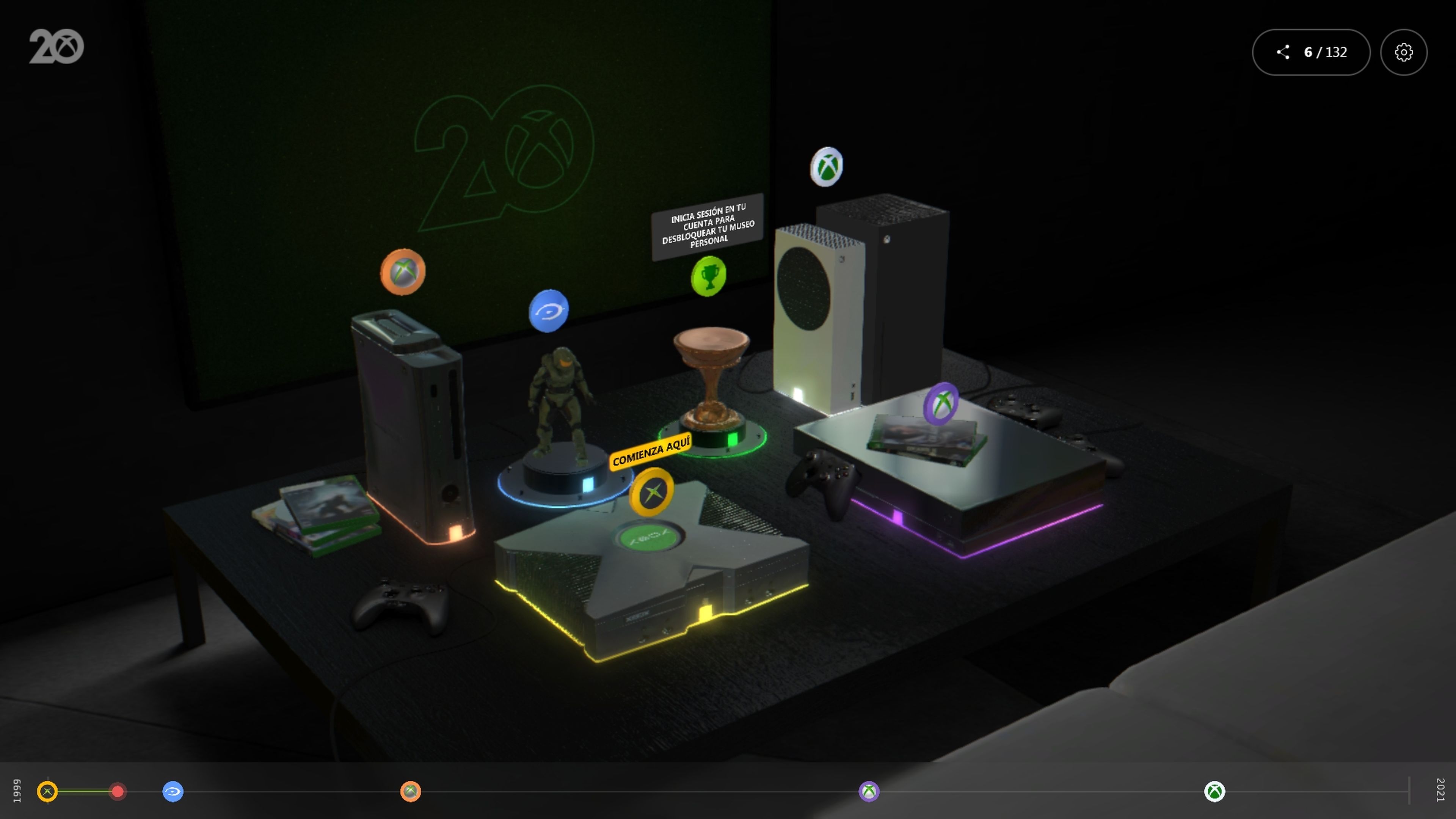 Museo 20 Aniversario Xbox