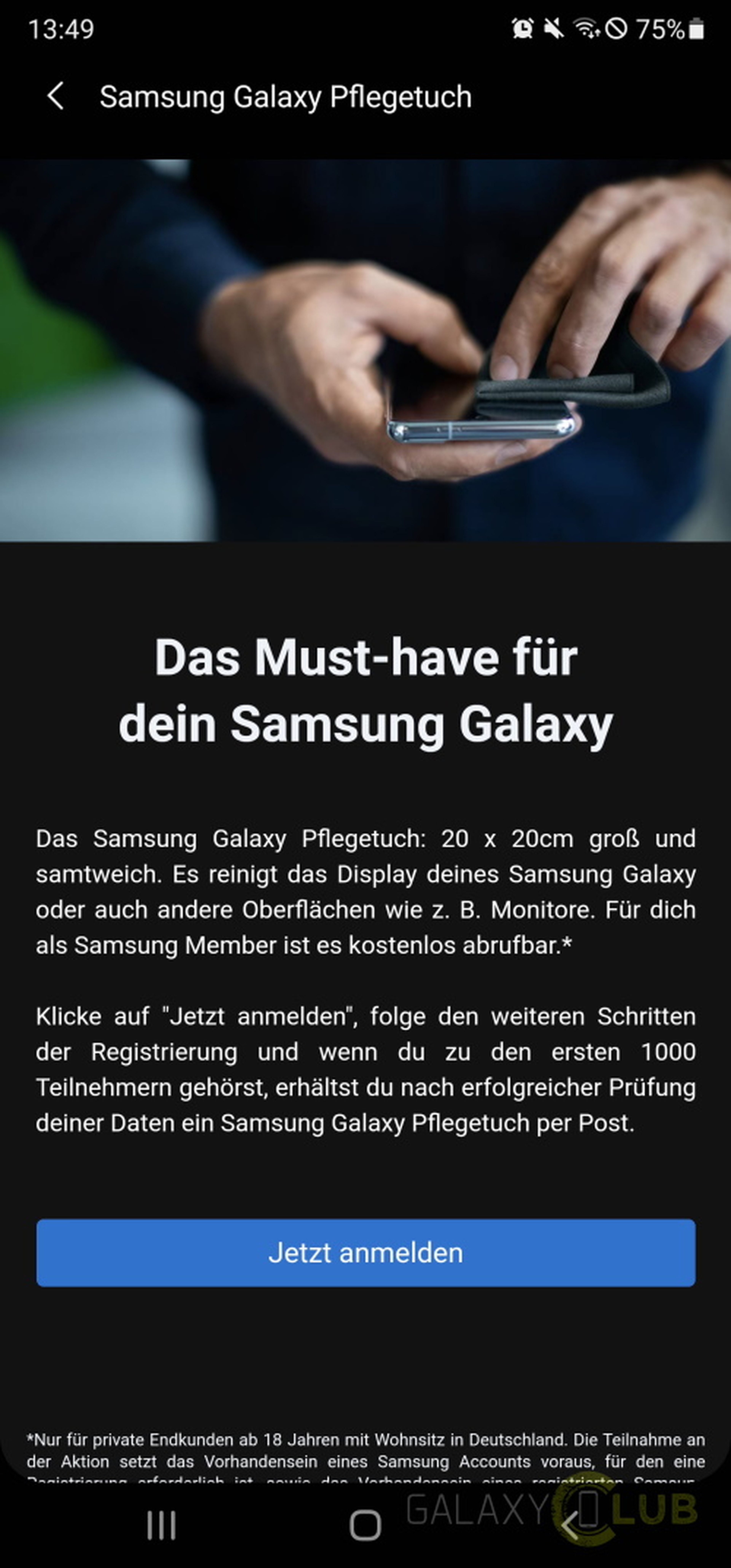 paño limpieza Samsung