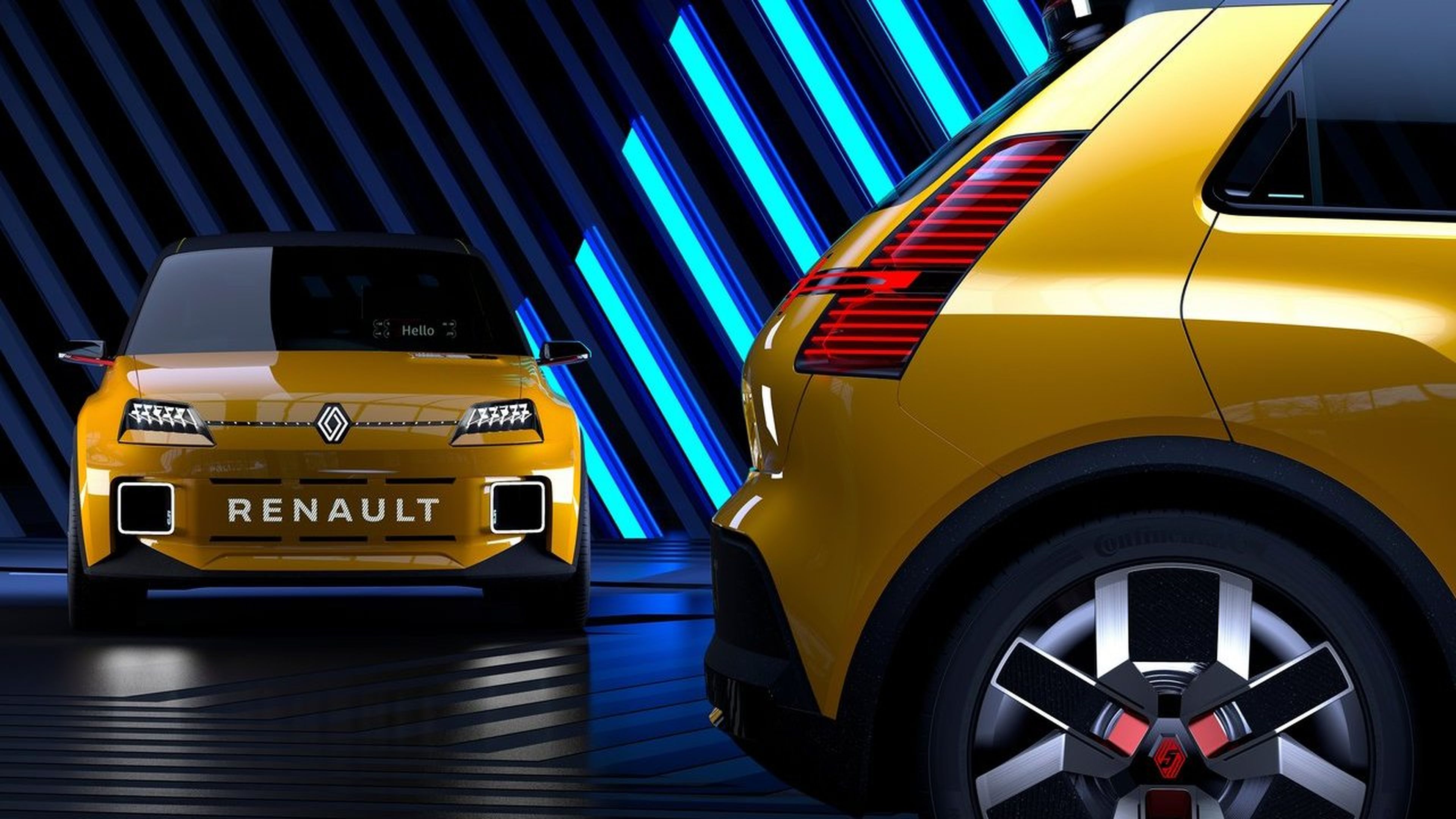 Concepto del Renault 5 eléctrico.