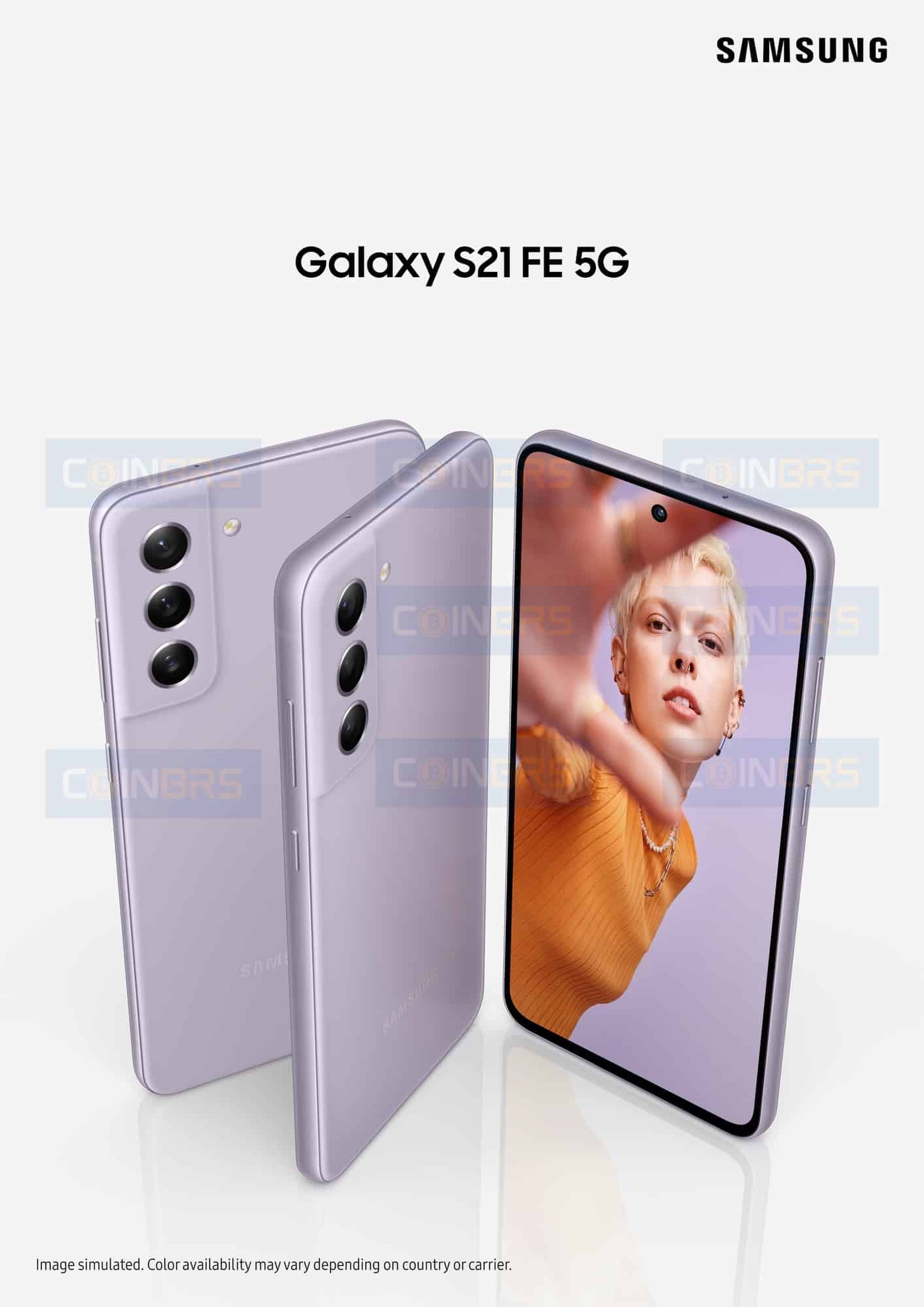 El Samsung Galaxy S21 FE está cada vez más cerca, se filtran imágenes promocionales y sus especificaciones