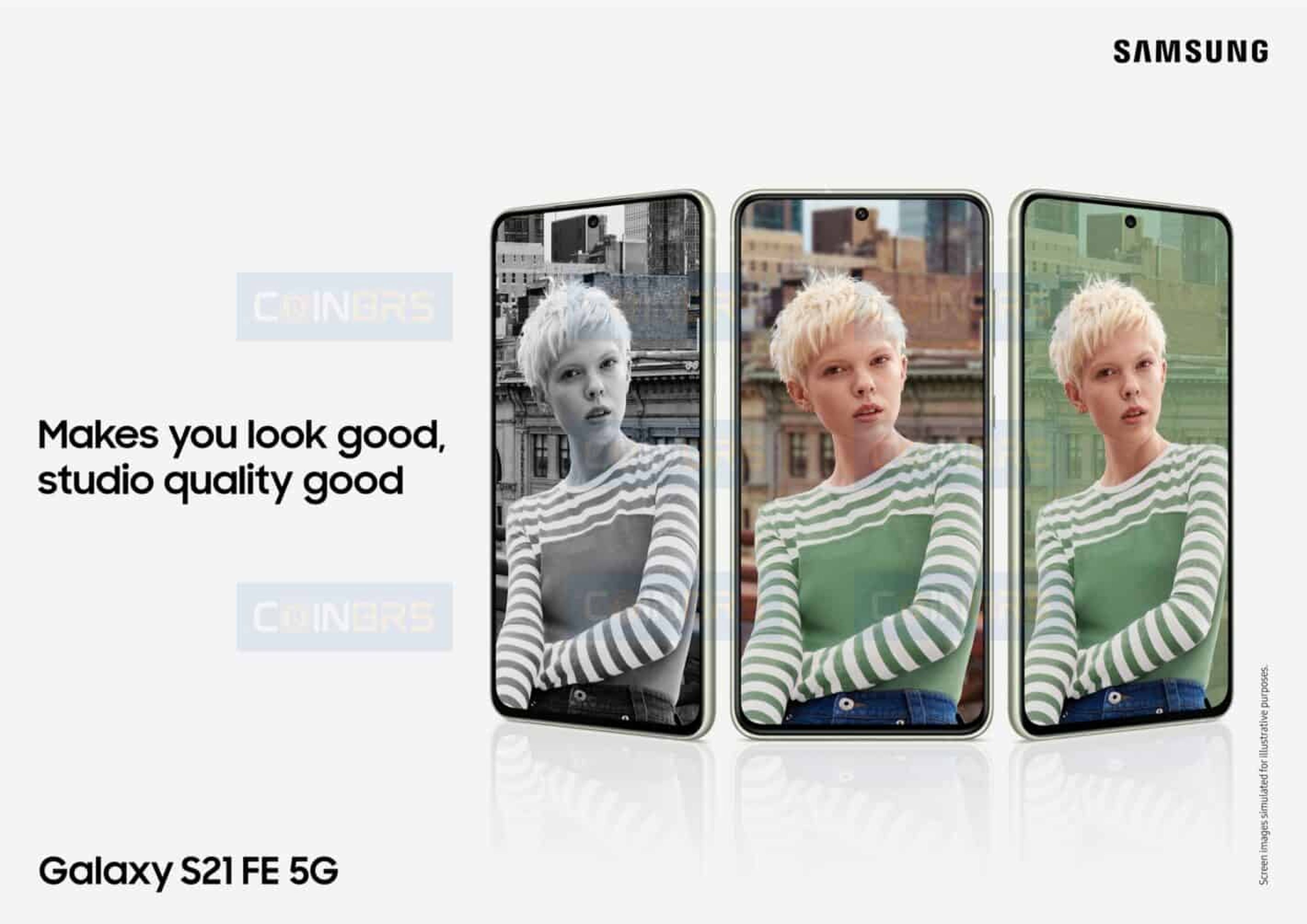 El Samsung Galaxy S21 FE está cada vez más cerca, se filtran imágenes promocionales y sus especificaciones