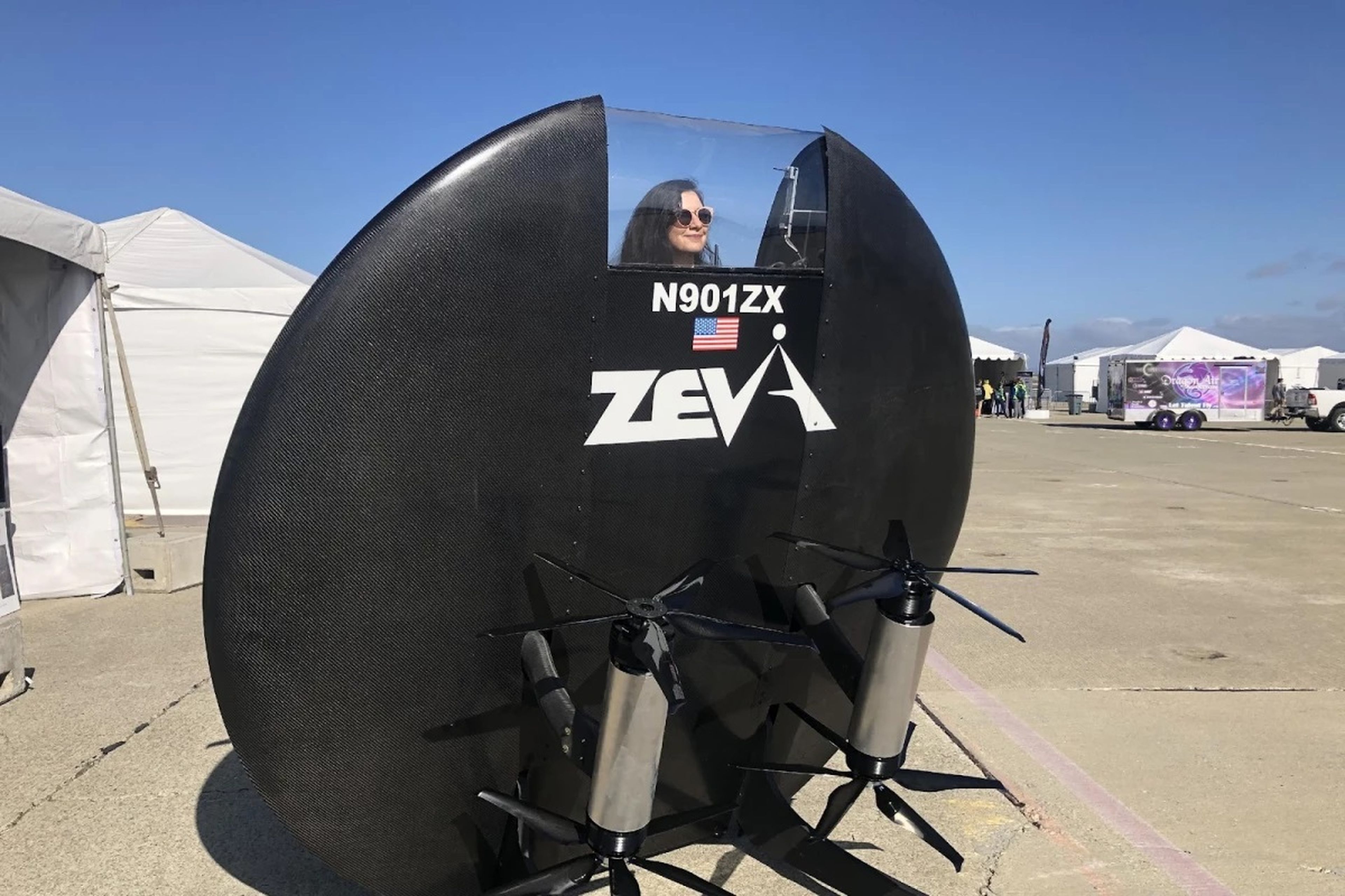 ZEVA Zero, el platillo volante unipersonal