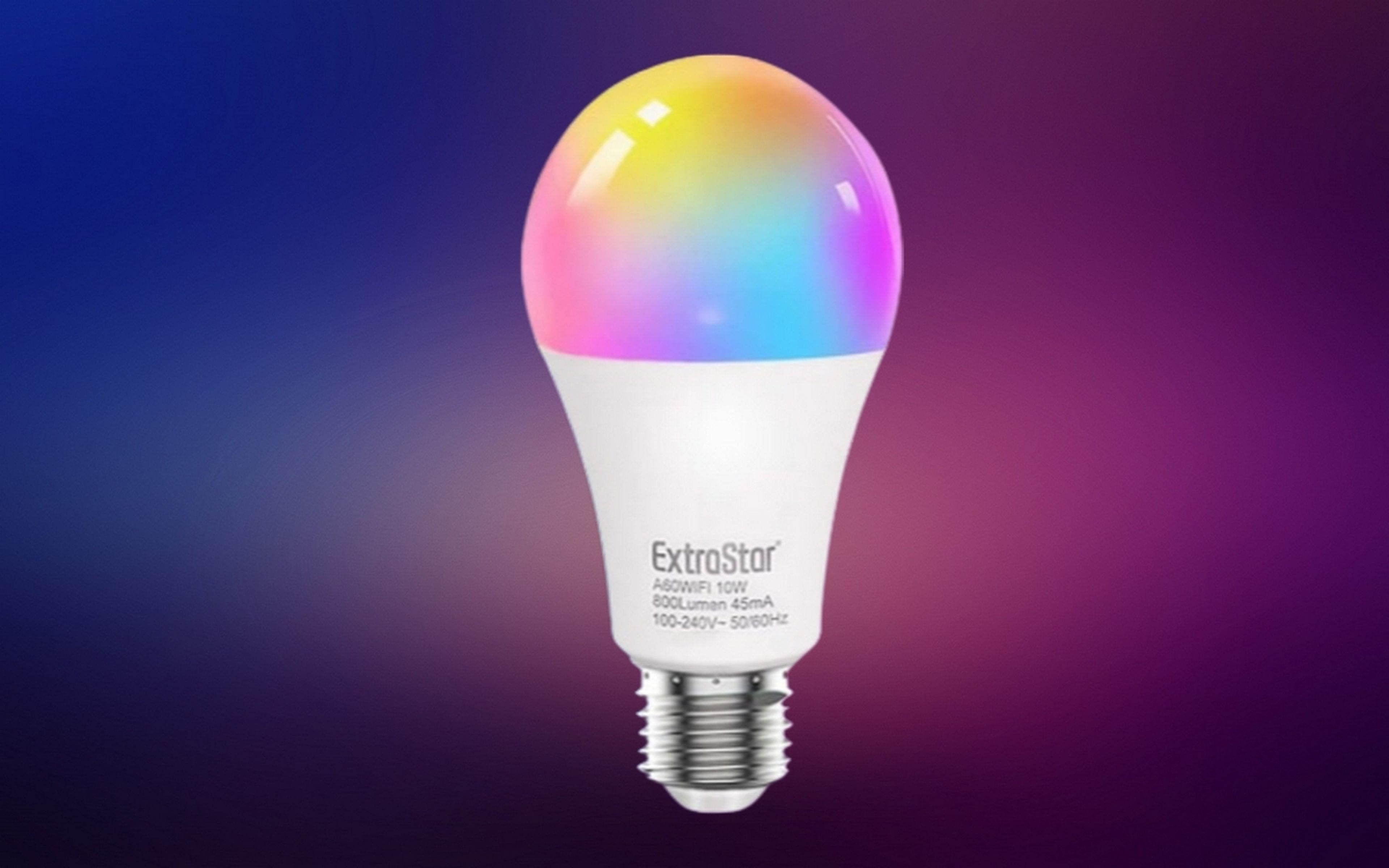 Dale tu toque personal a la iluminación del hogar, con esta bombilla LED RGB  que solo cuesta 9,5 euros, con envío desde España