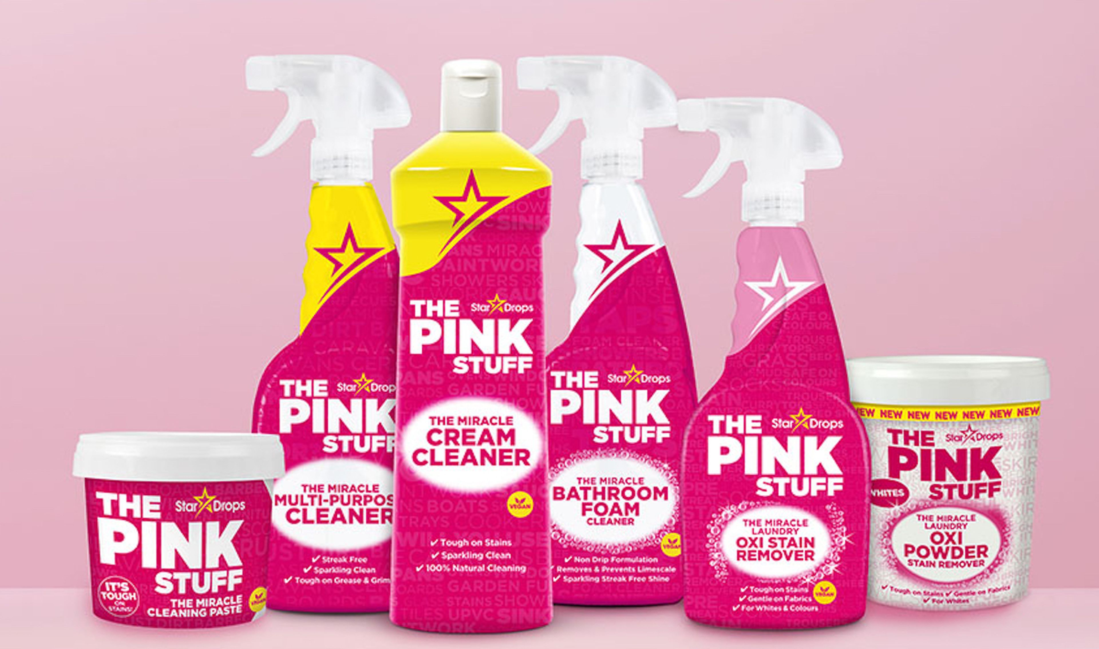 The Pink Stuff Pack para la Limpieza del Hogar
