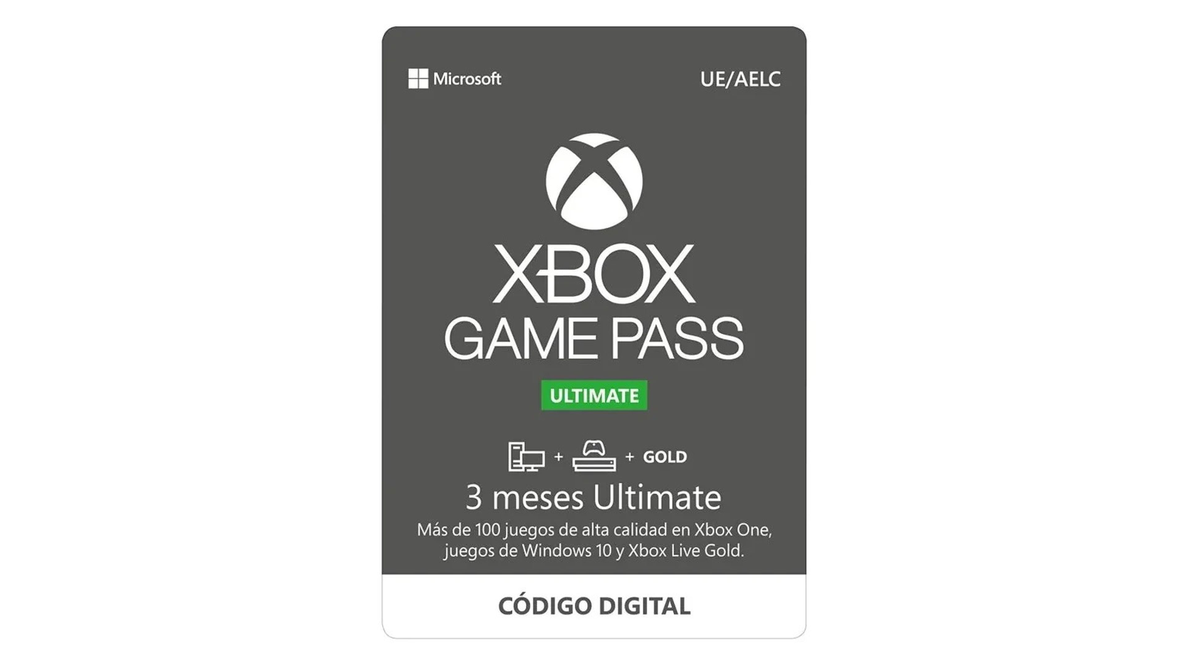 Tarjeta regalo Xbox Game Pass Ultimate